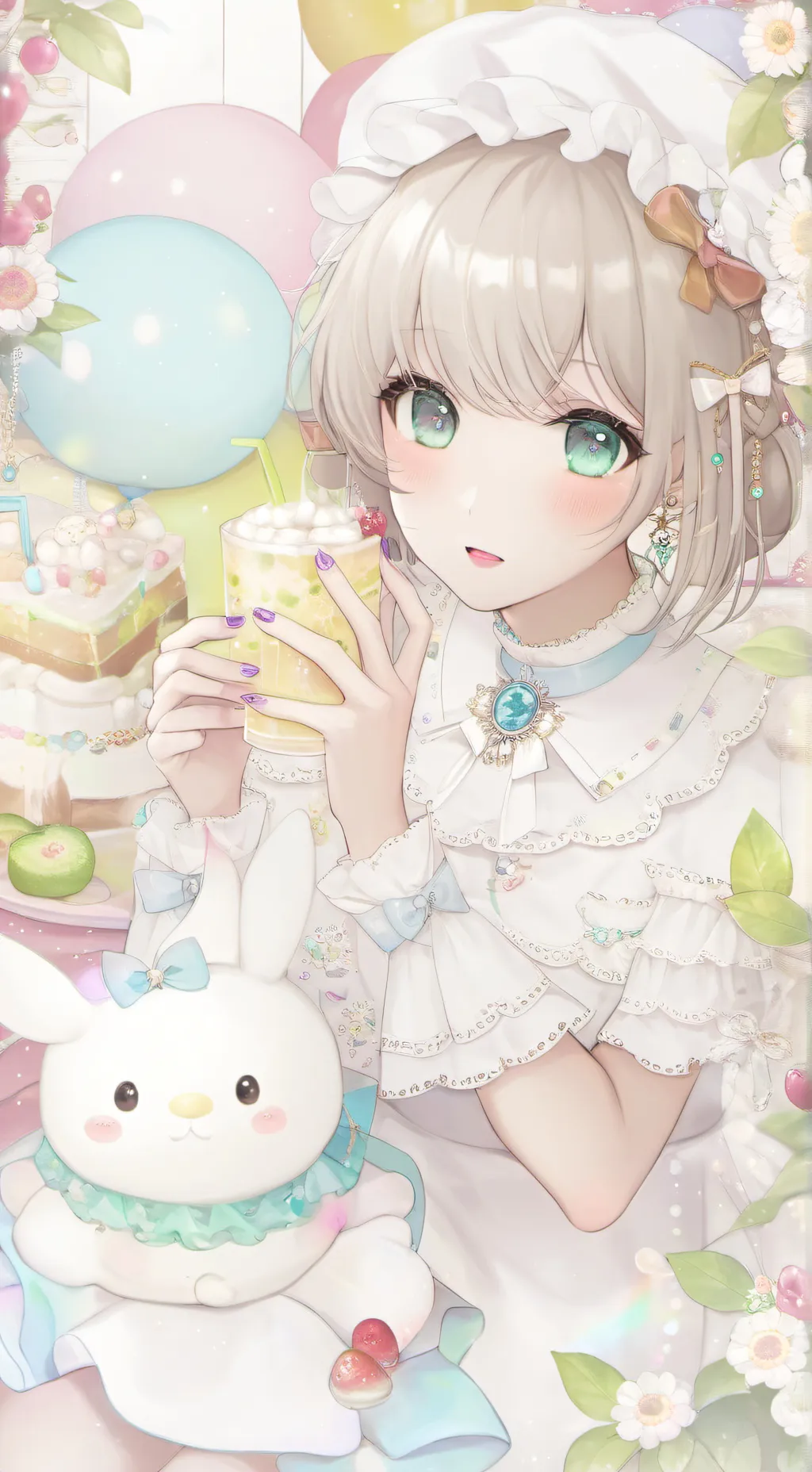 ai character:  Cutie background