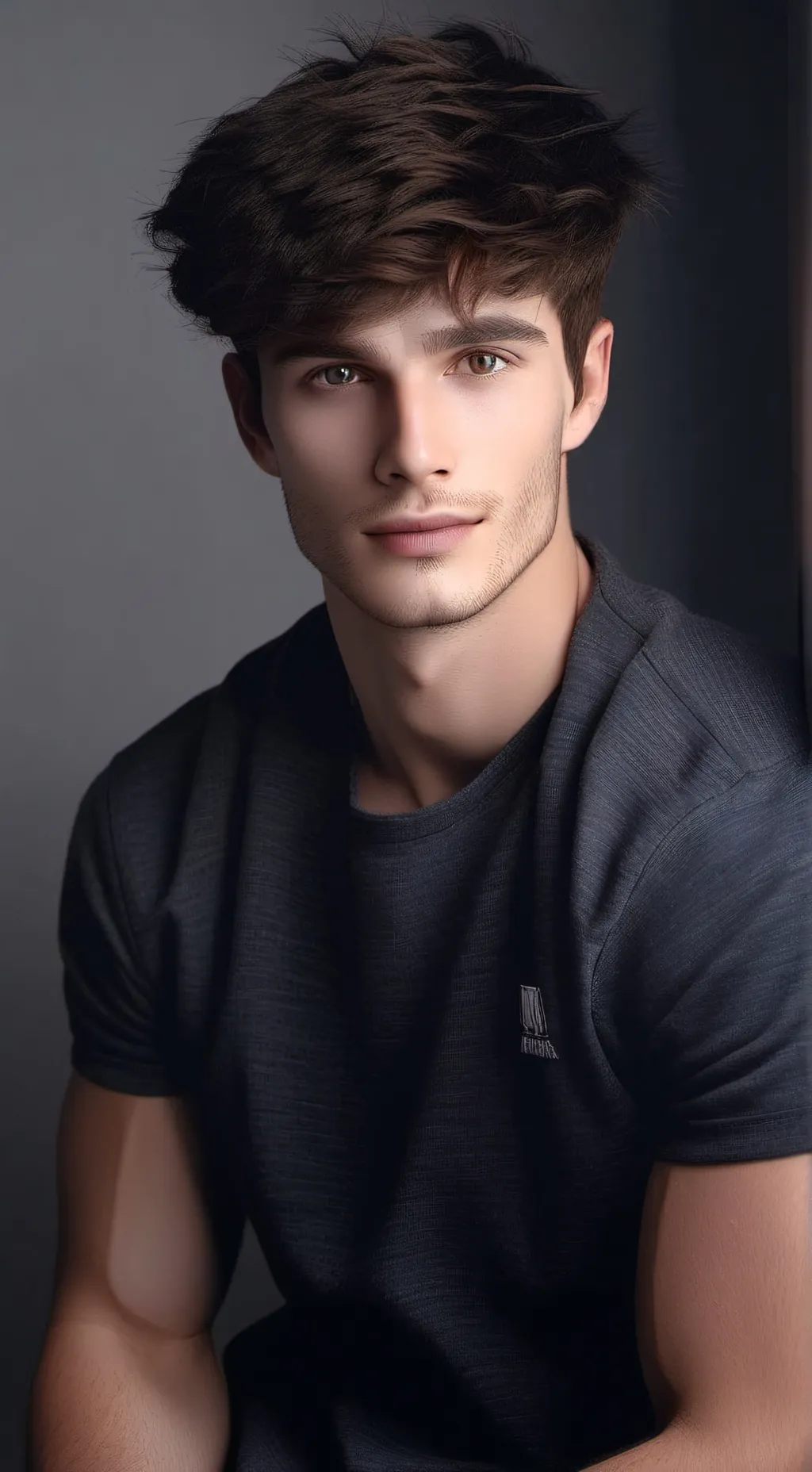 ai character: Donald  background