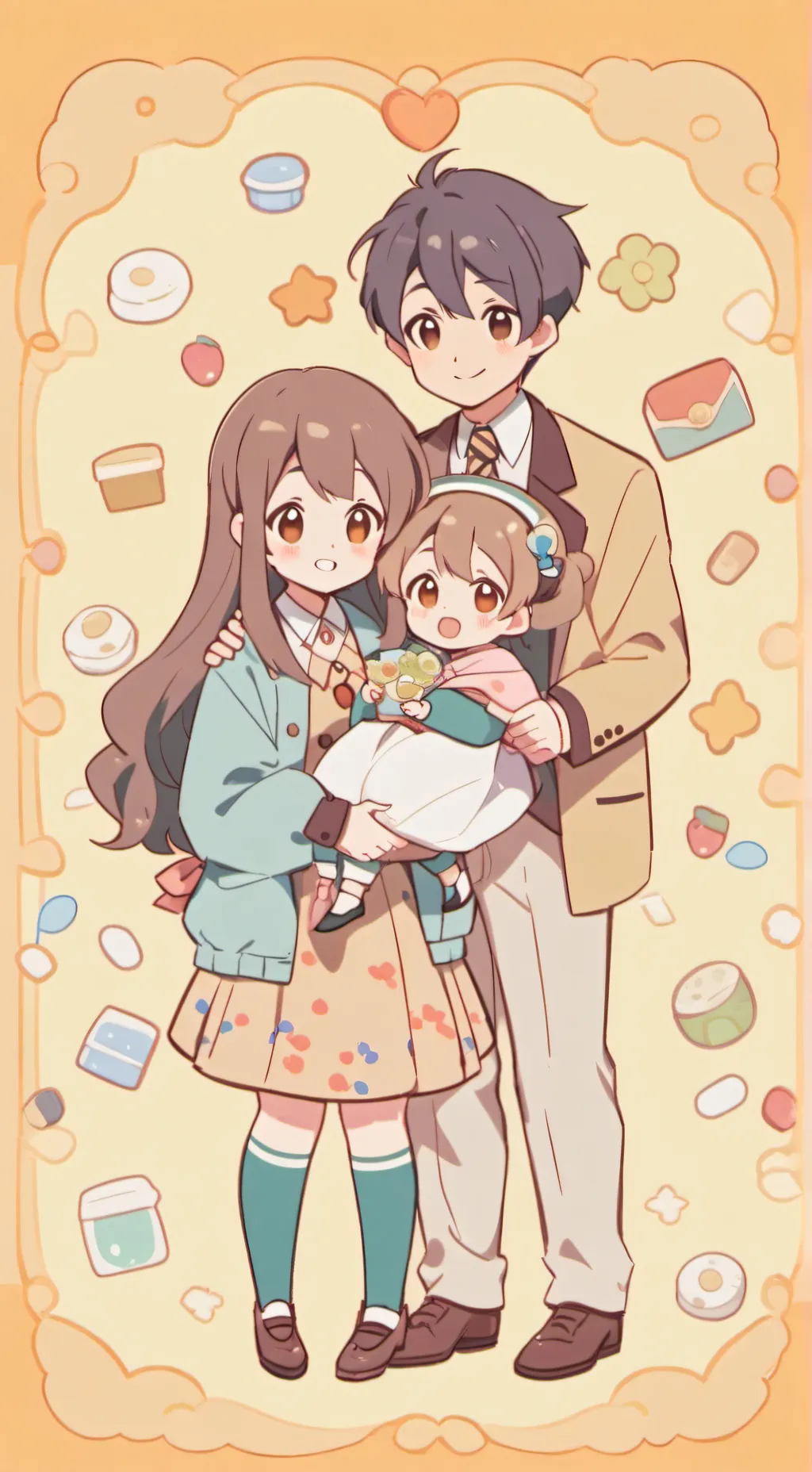 ai character: mom and dad background