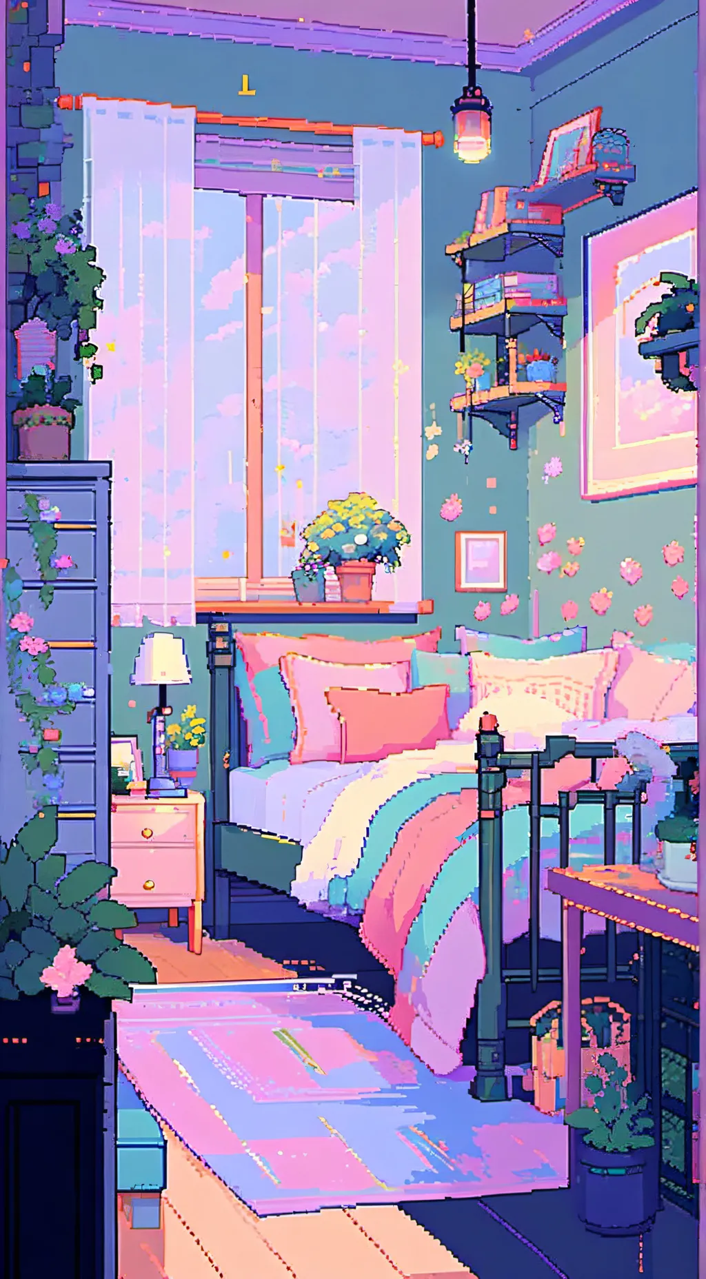 ai character: sleepover background