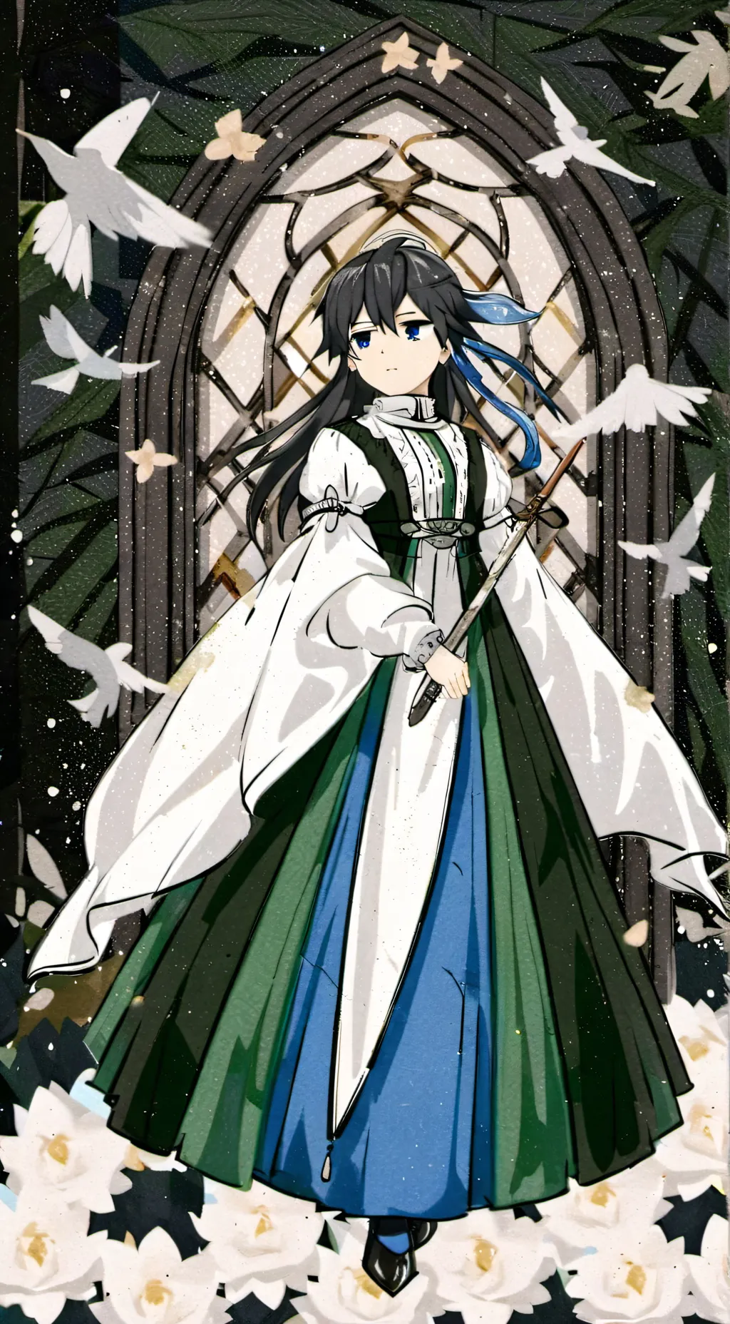 ai character: 🍃Sanegiyuu🌊 background