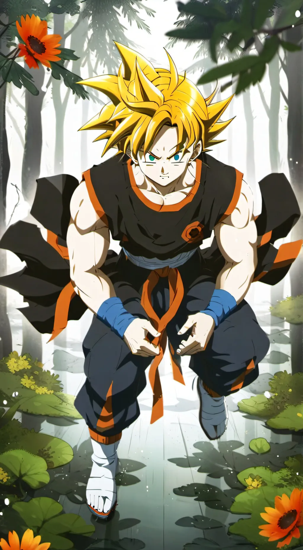 ai character: Goku background