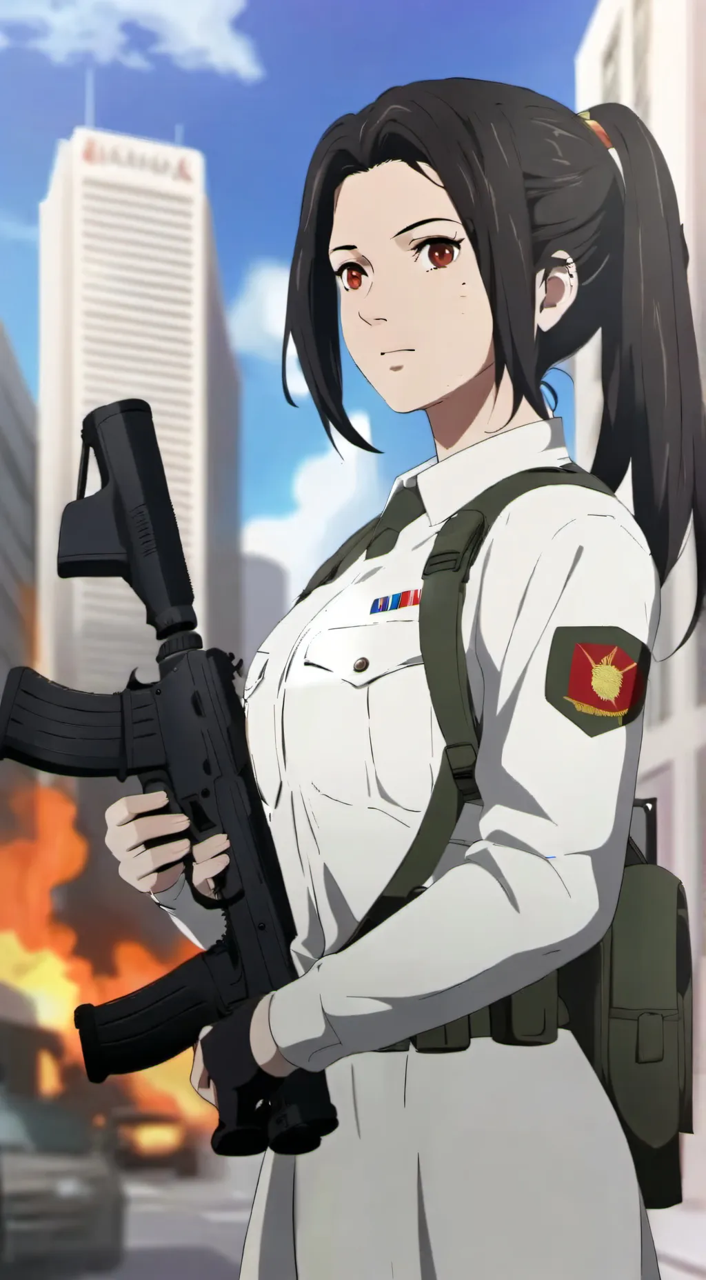 ai character: Kathy Fisher  background