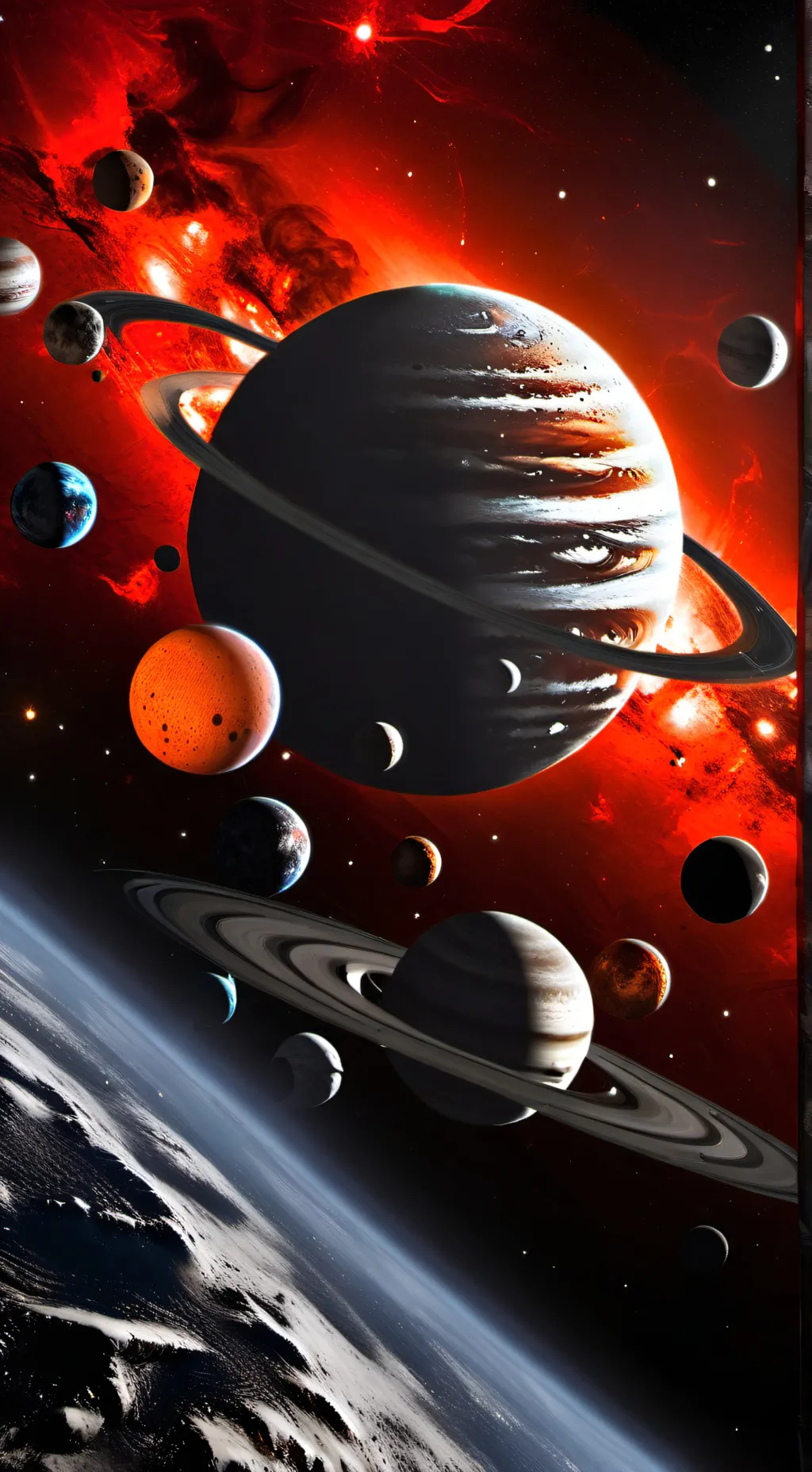 ai character: solarballs  background