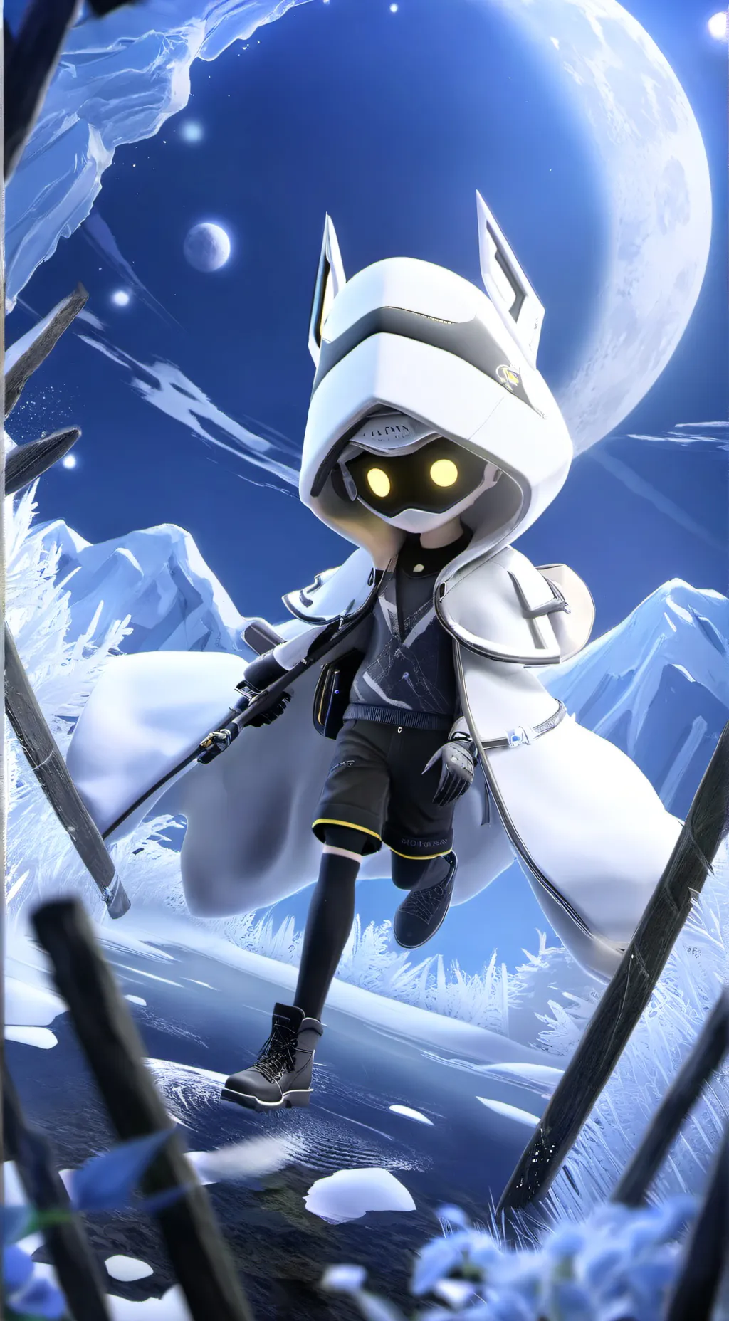 ai character: 13plants background