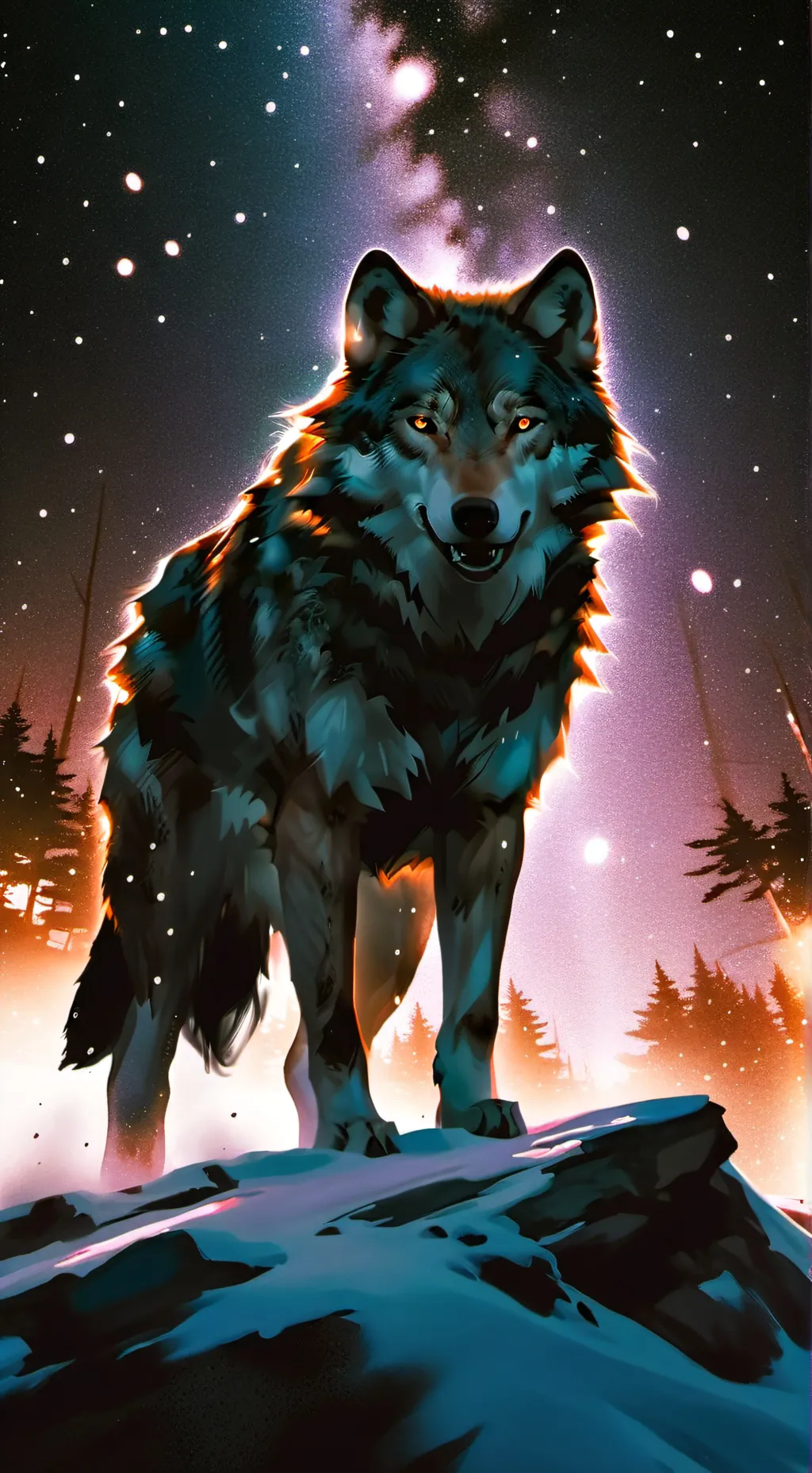 ai character: White fang background