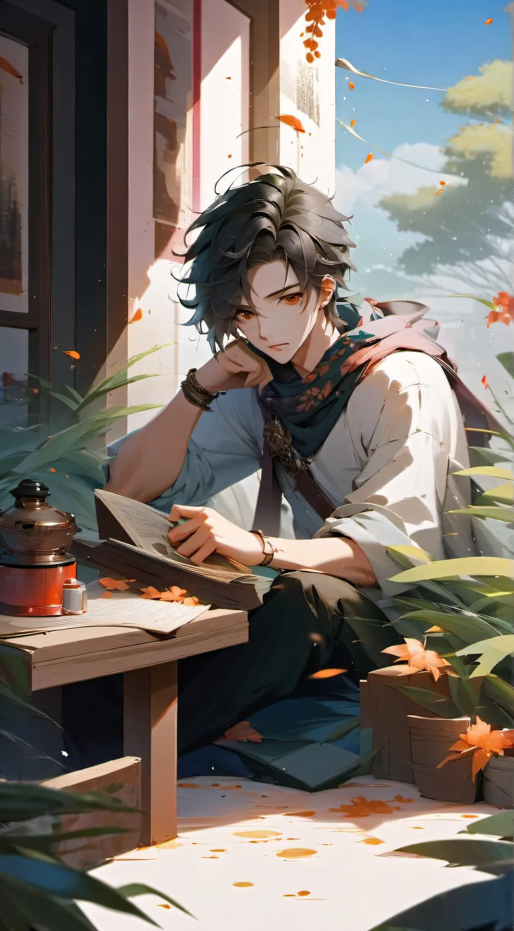 ai character: Asher background