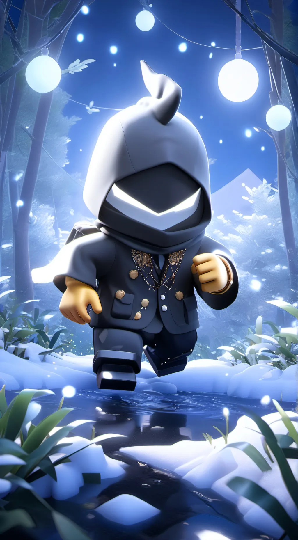 ai character: Roblox character background