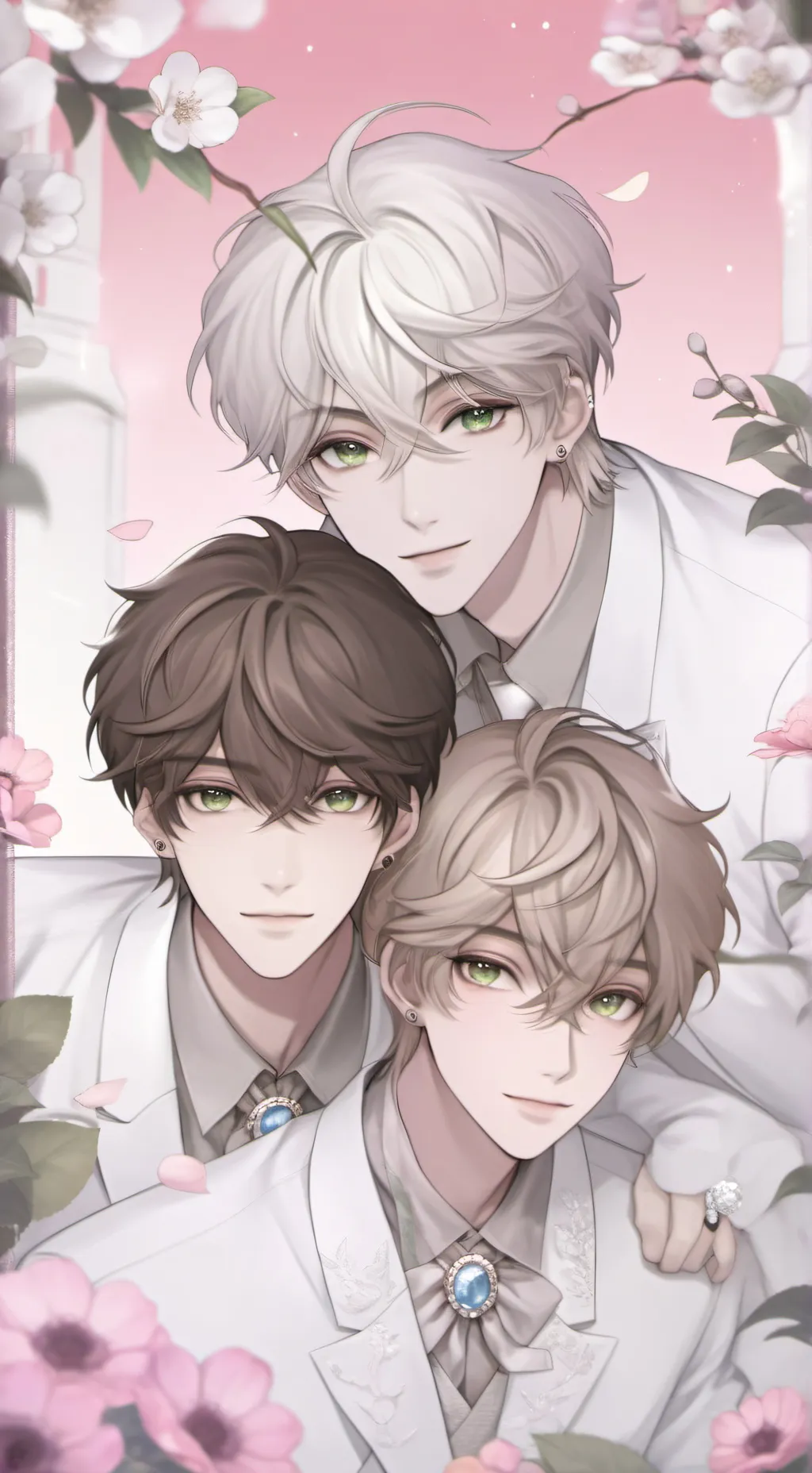 ai character: 🎀mark. lucas. leo🎀 background