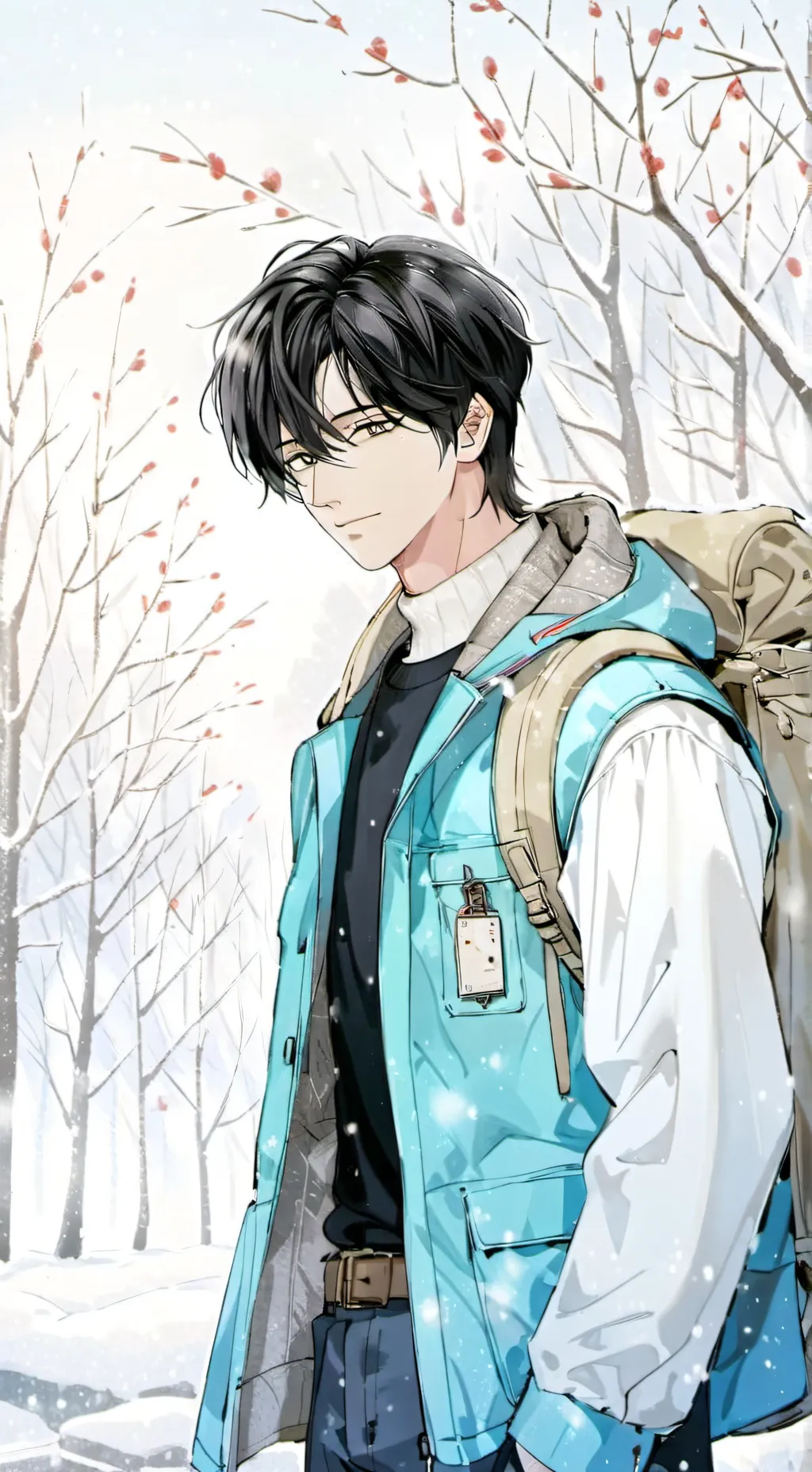 ai character: ❃Justin❃ background