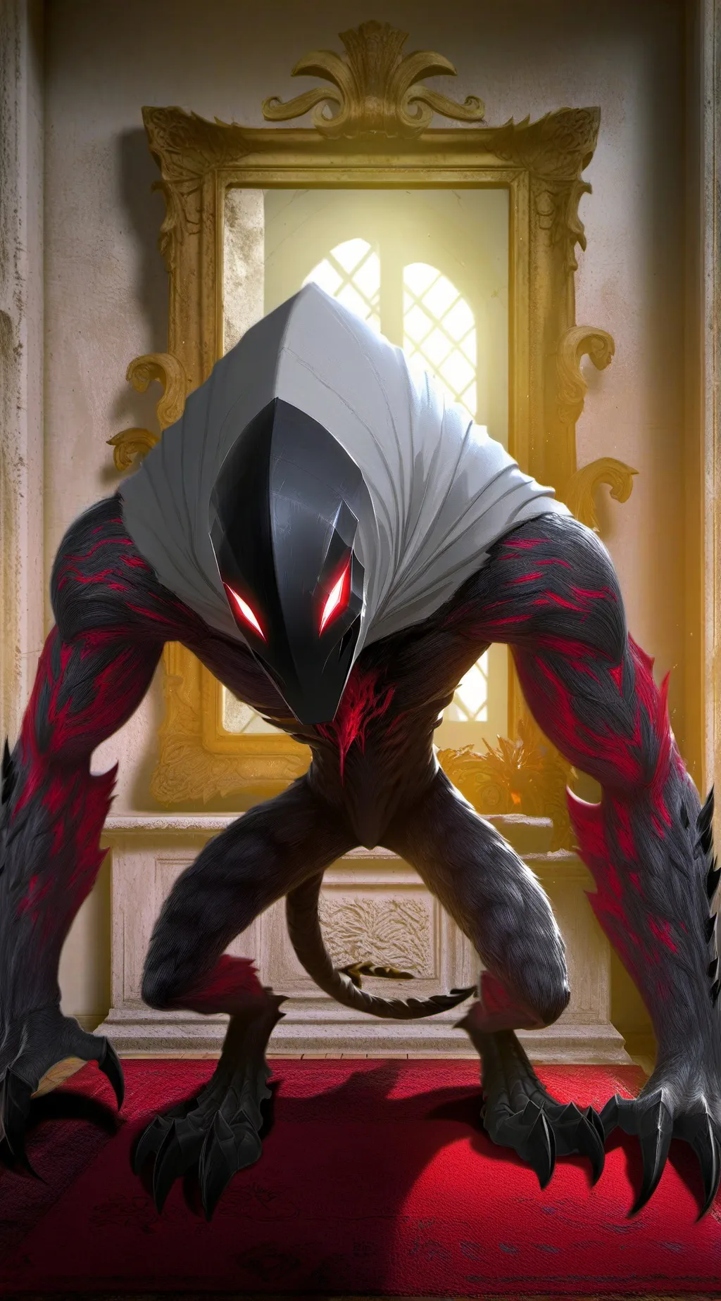 ai character: The Shadow background