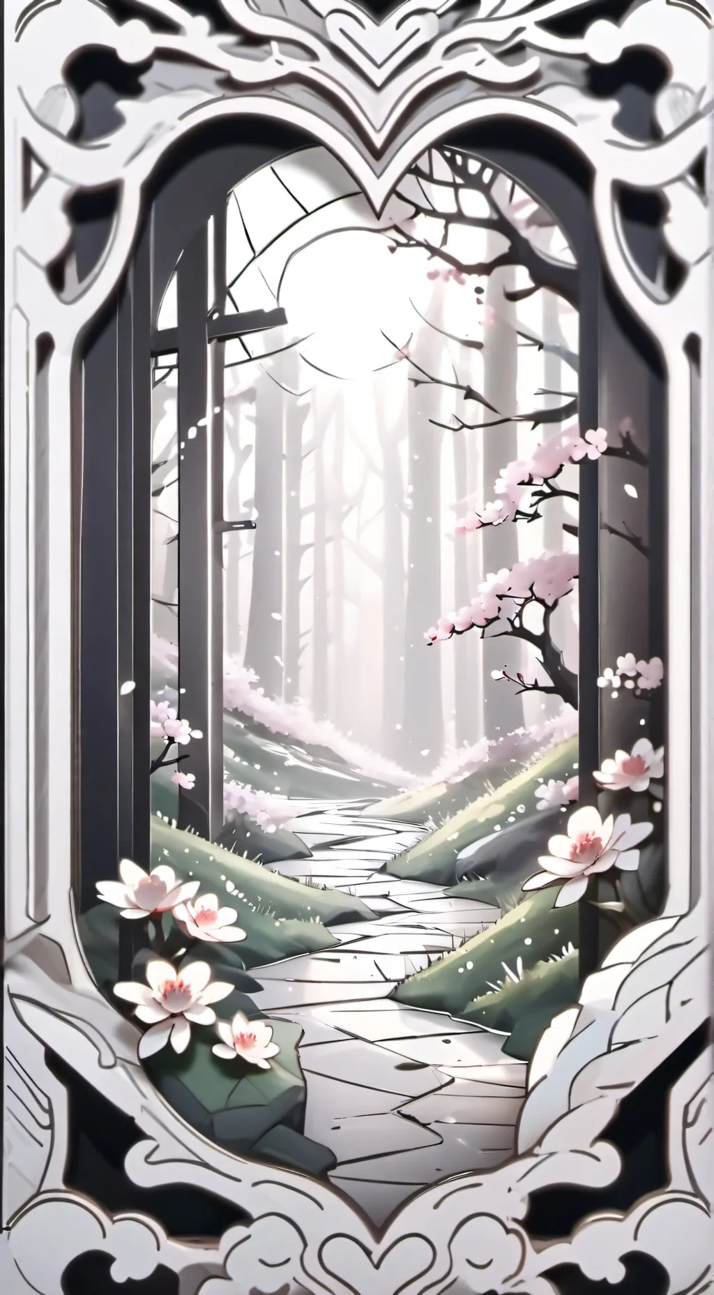 ai character: kny creep  background