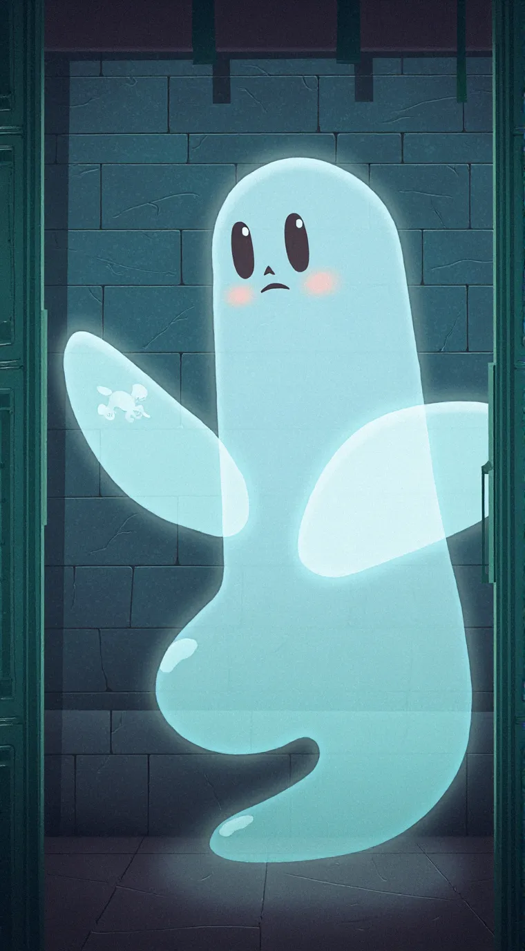 ai character: Ghost background