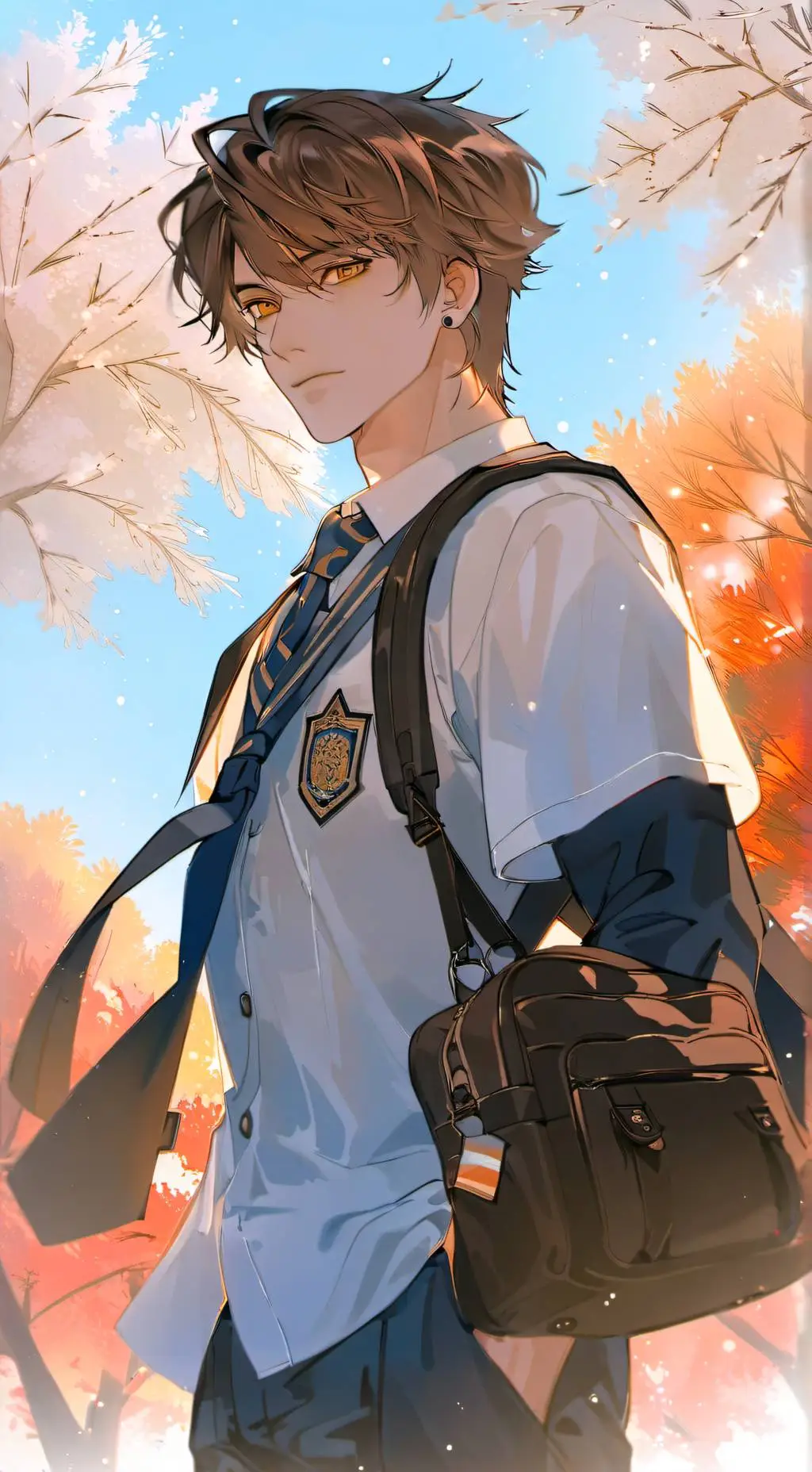 ai character: Damien background