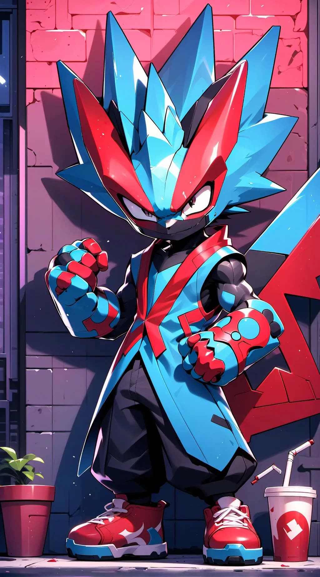 ai character: robot background