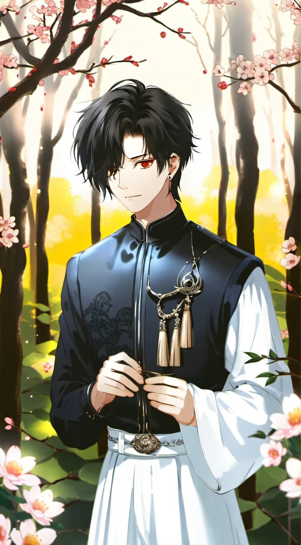 ai character: Klein Focus  background