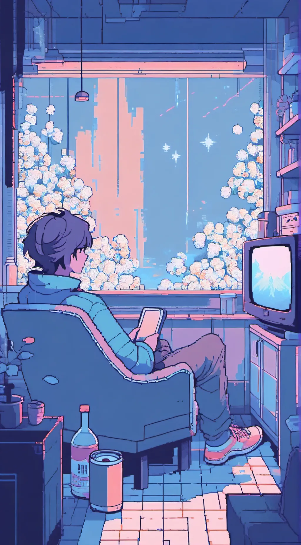 ai character: streamer background