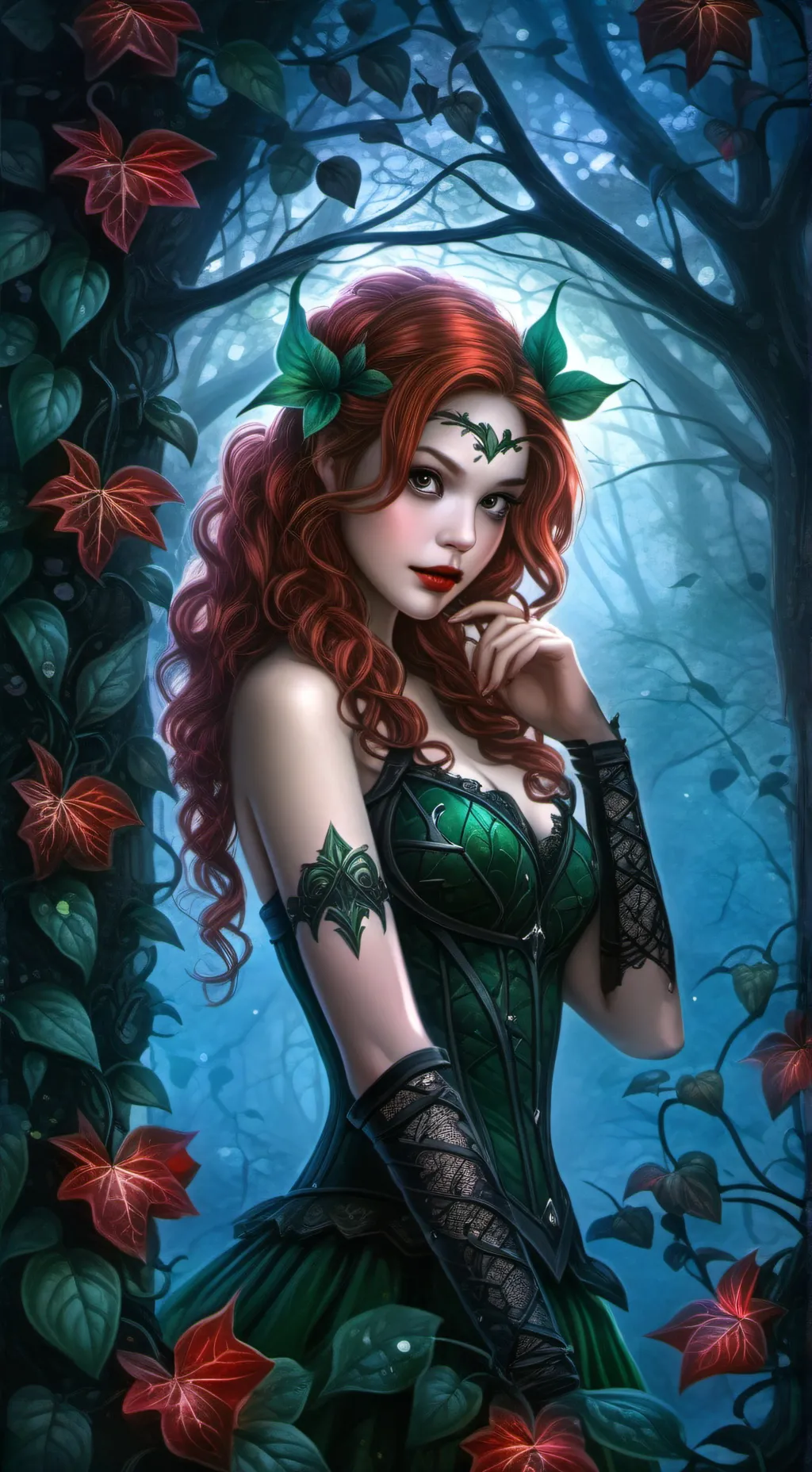 ai character: Poison ivy background