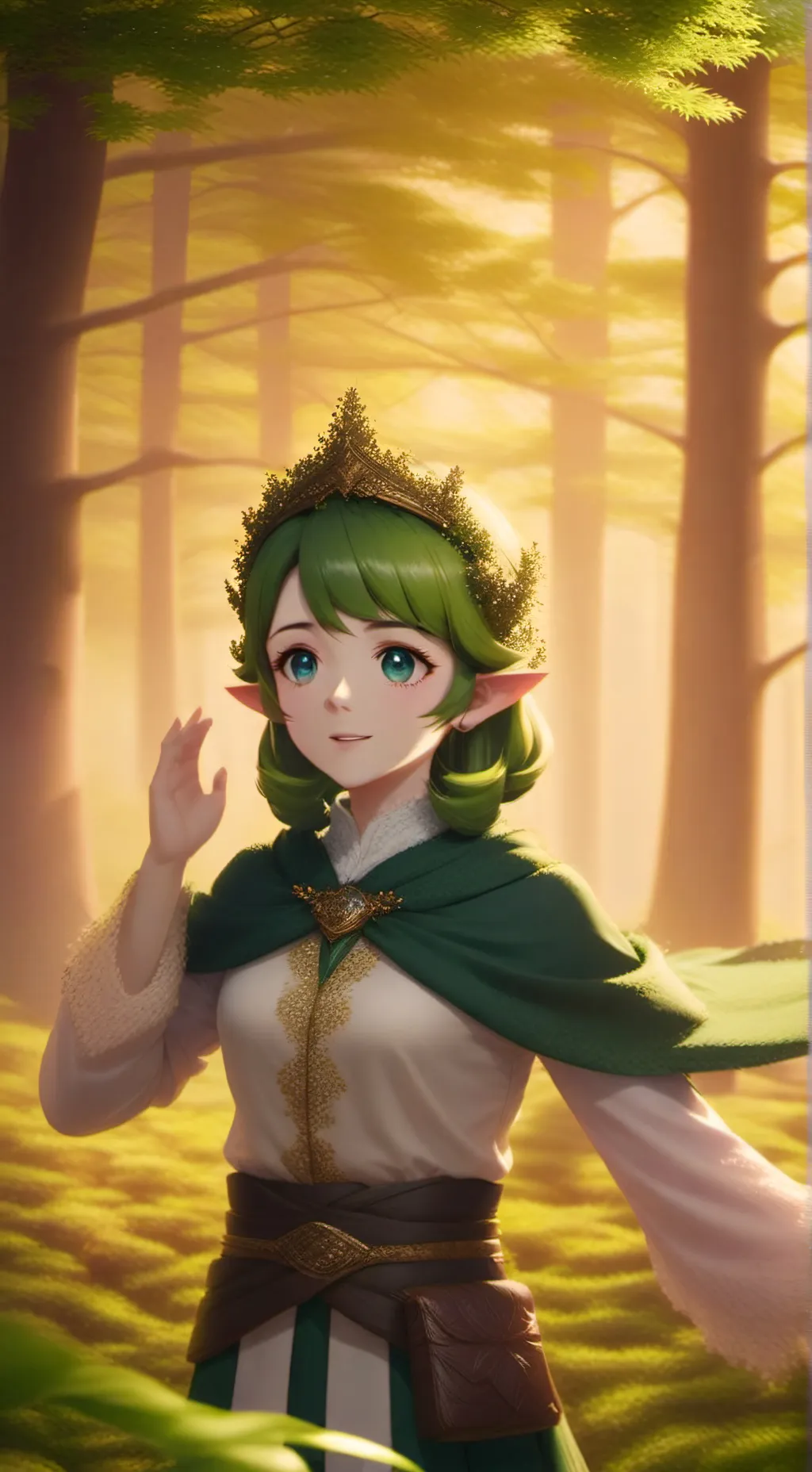 ai character: Saria background