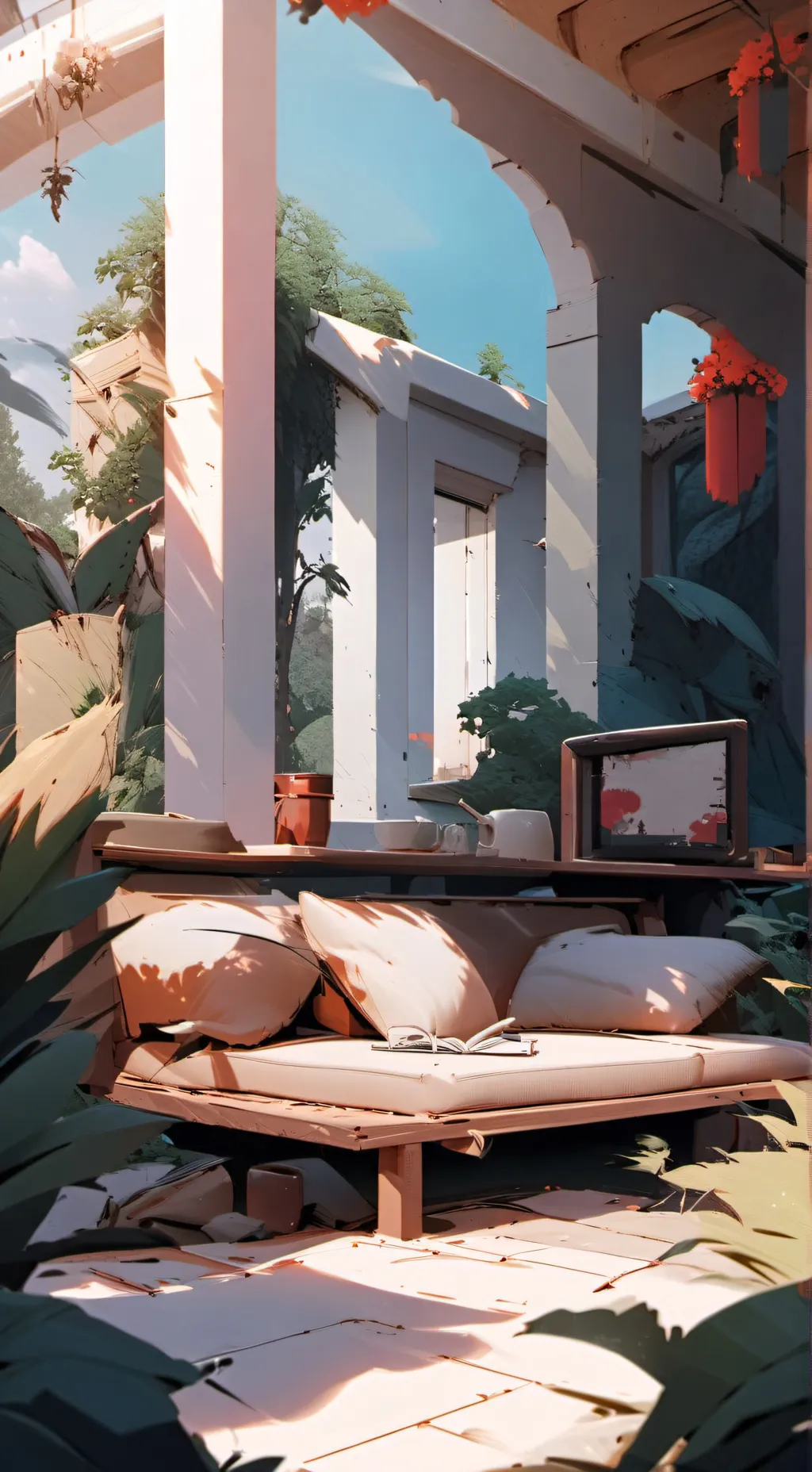 ai character: Douma and akaza background