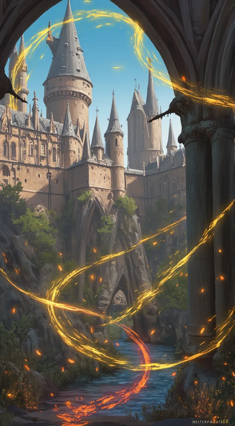 ai character: Hogwarts background