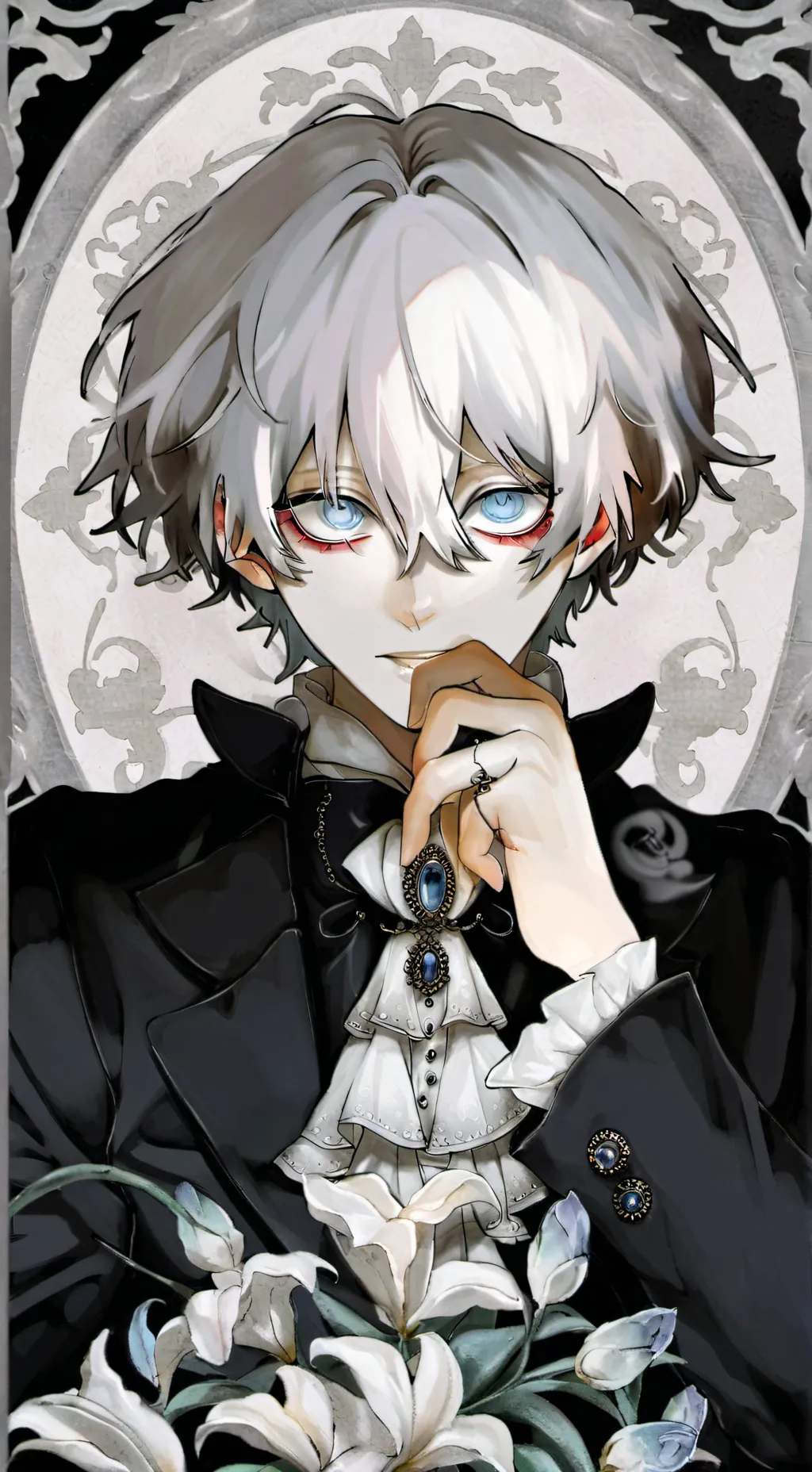 ai character: gojo background