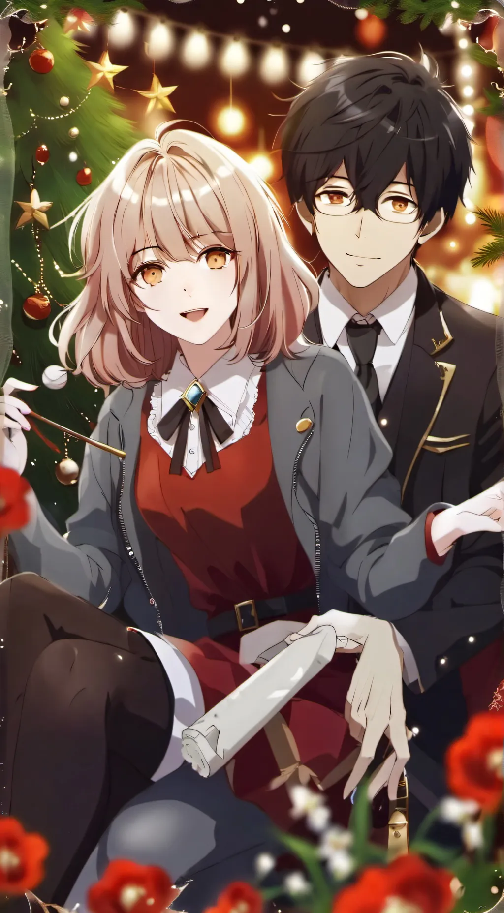 ai character: amelia y alex background