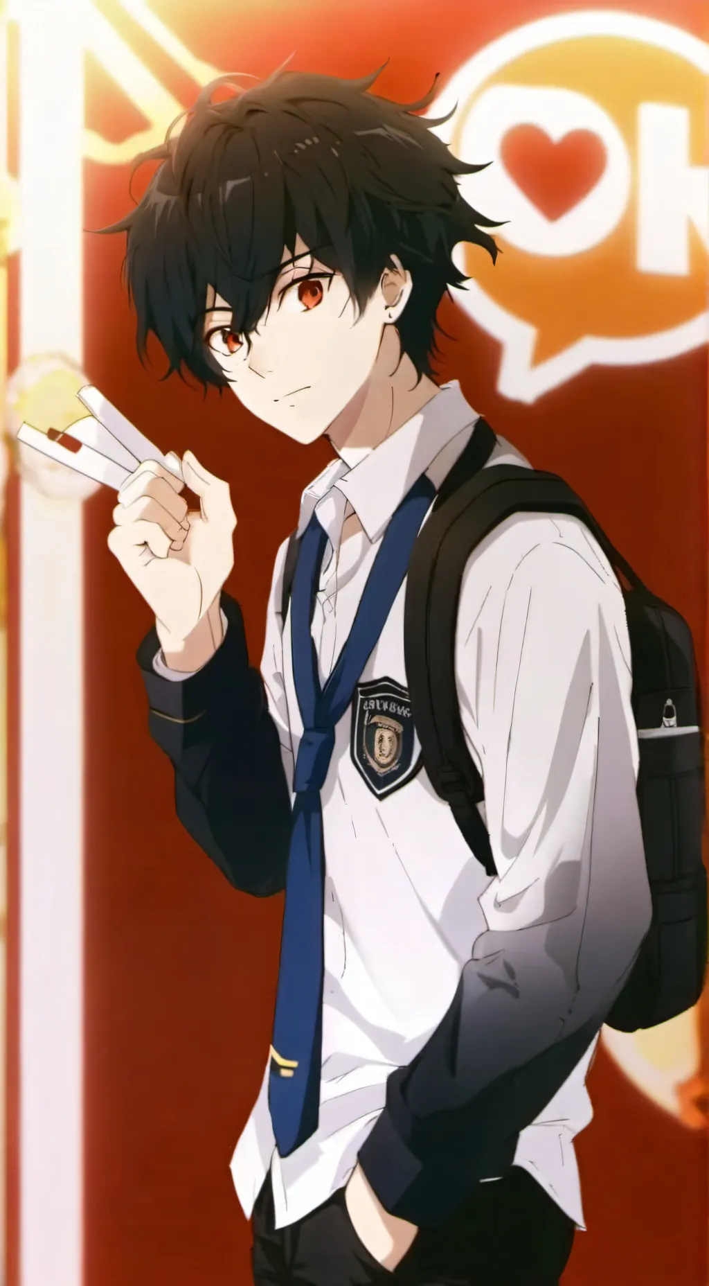 ai character: Go for it Nakamura background