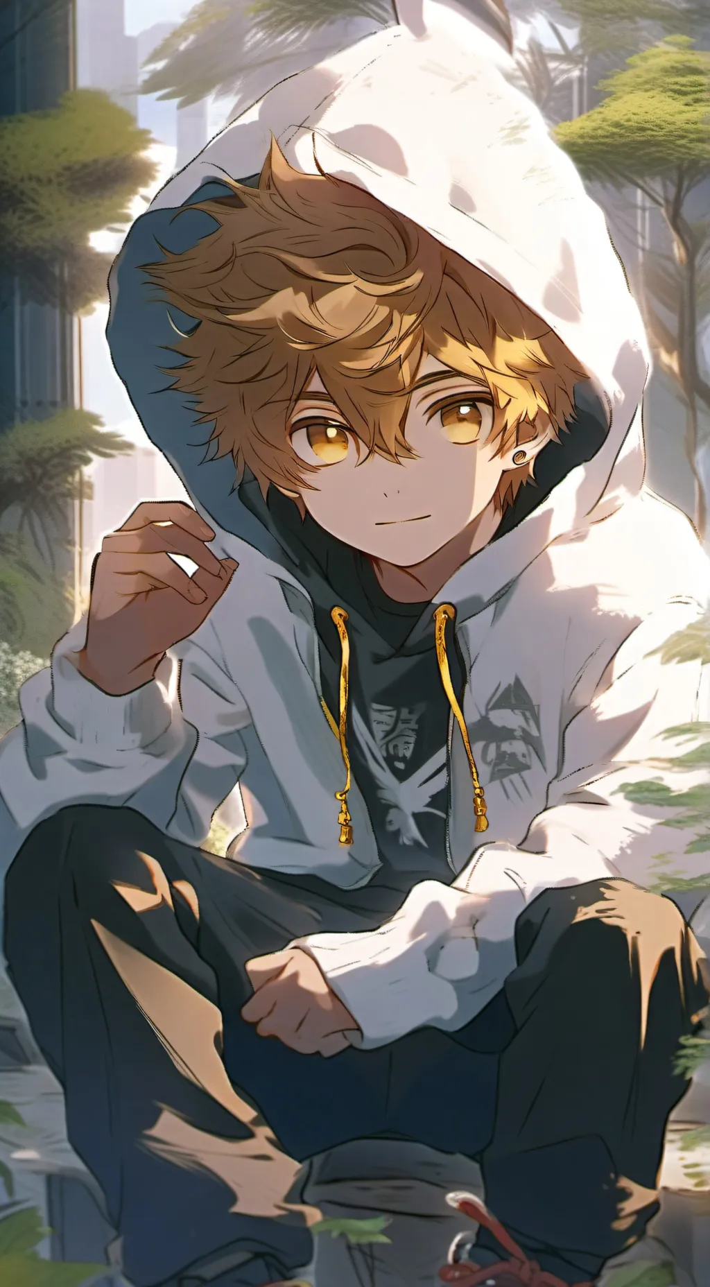 ai character: Glitch  background