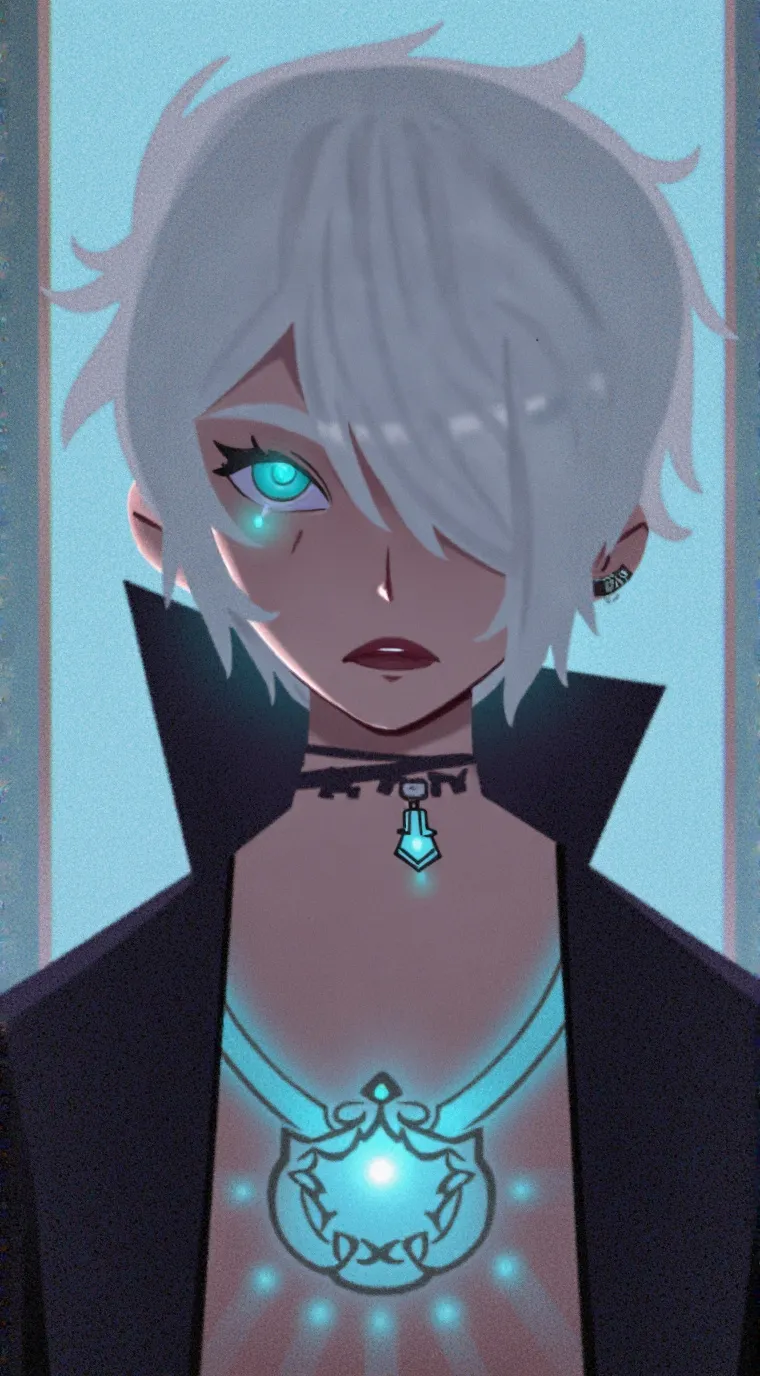 ai character: Luna background