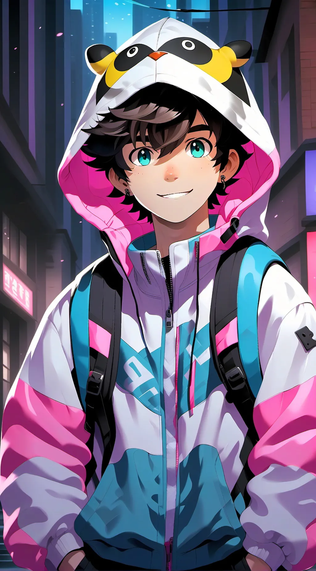 ai character: Lukas  background