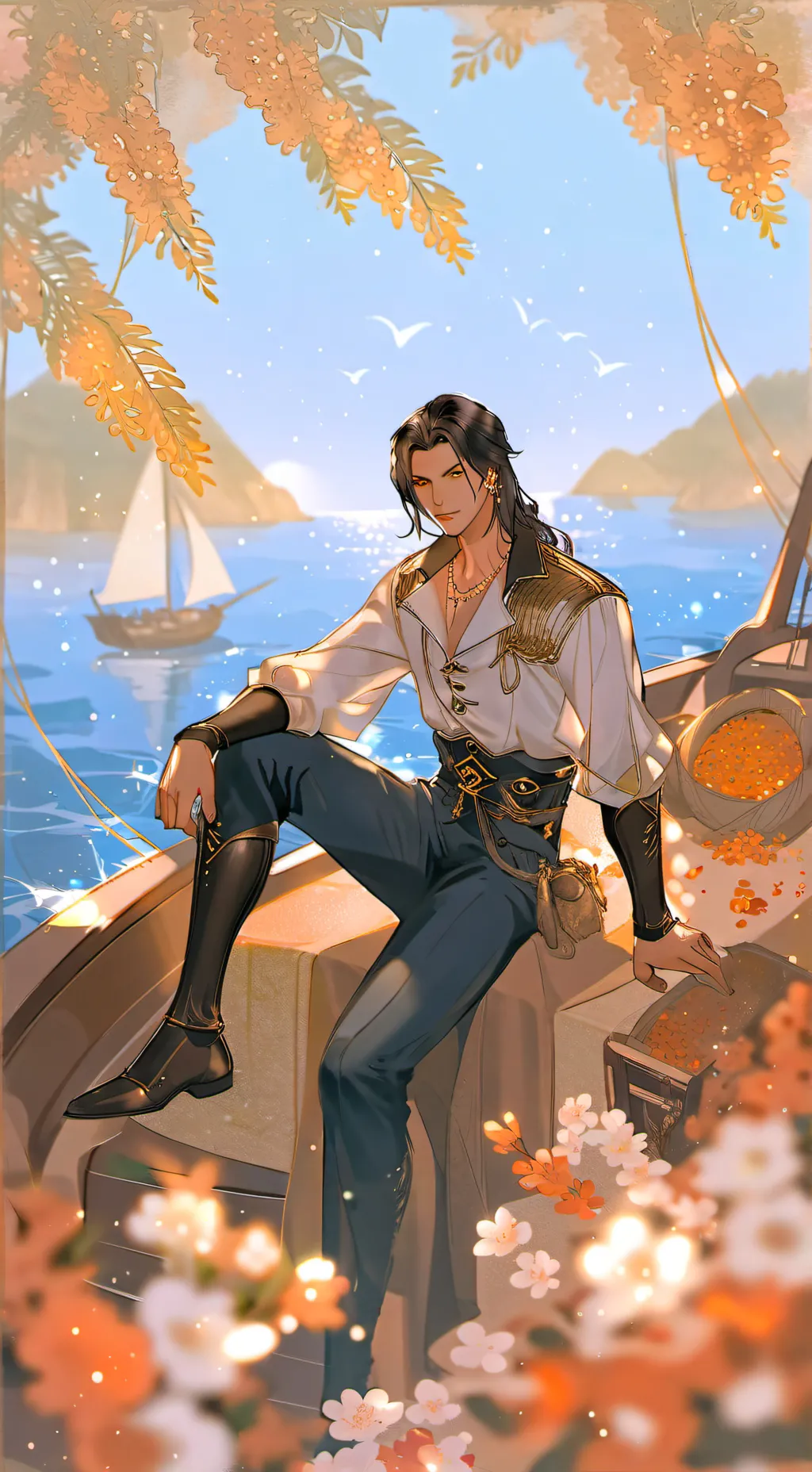 ai character: Alexandre  background