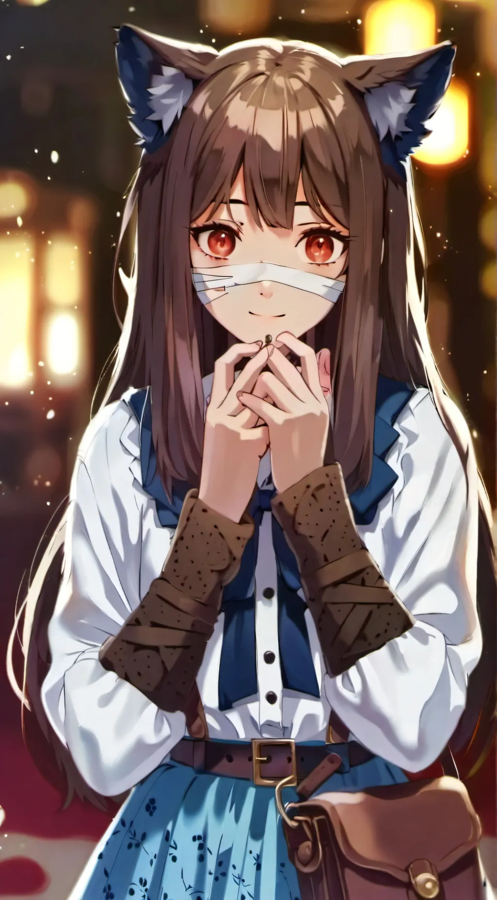 ai character: Кора background