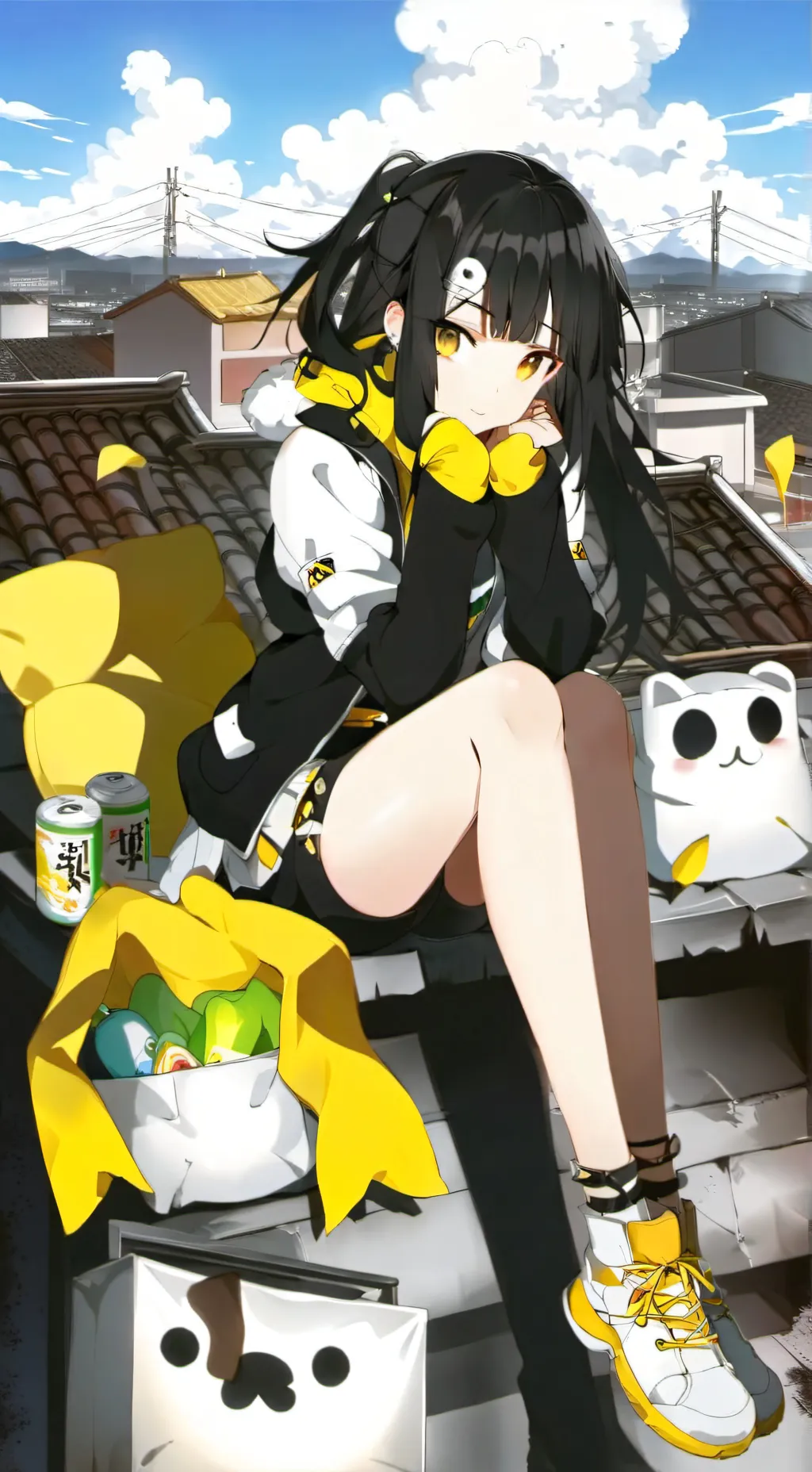 ai character: Fell off background