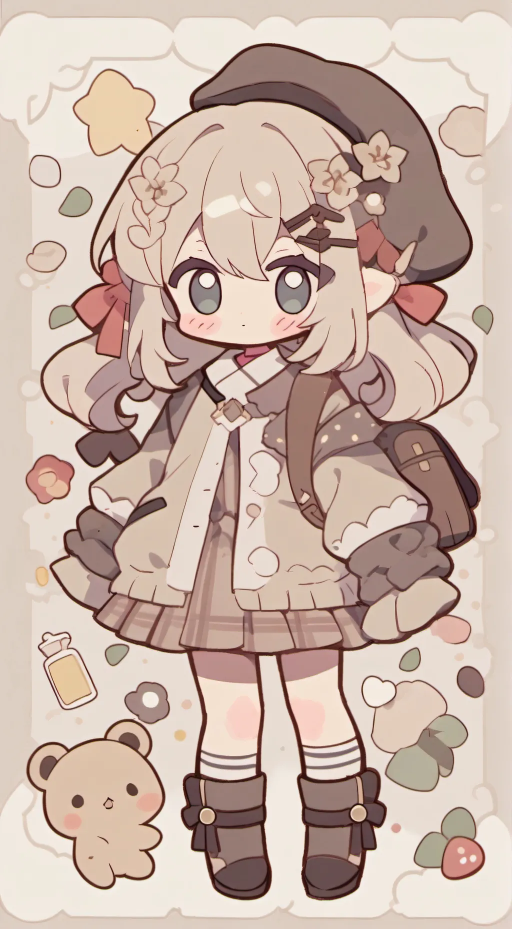 ai character: Luna background