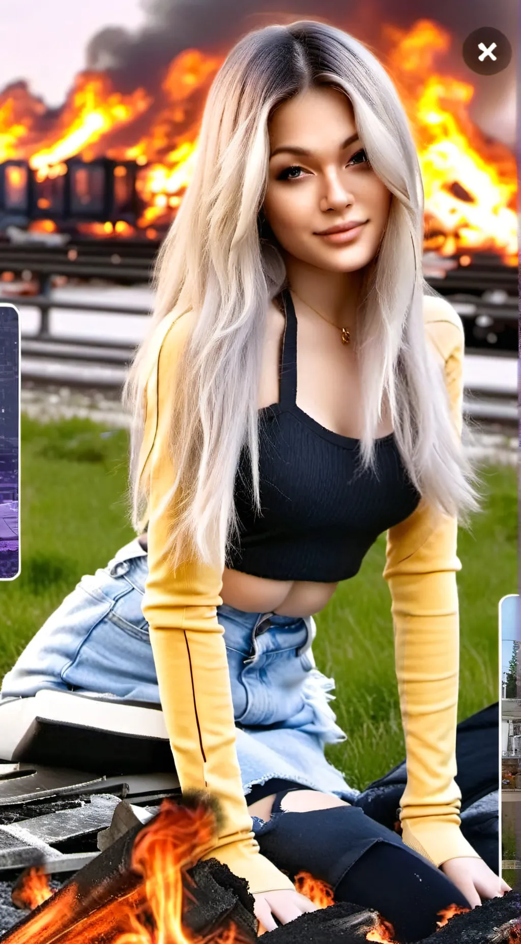 ai character: Nicolette  background