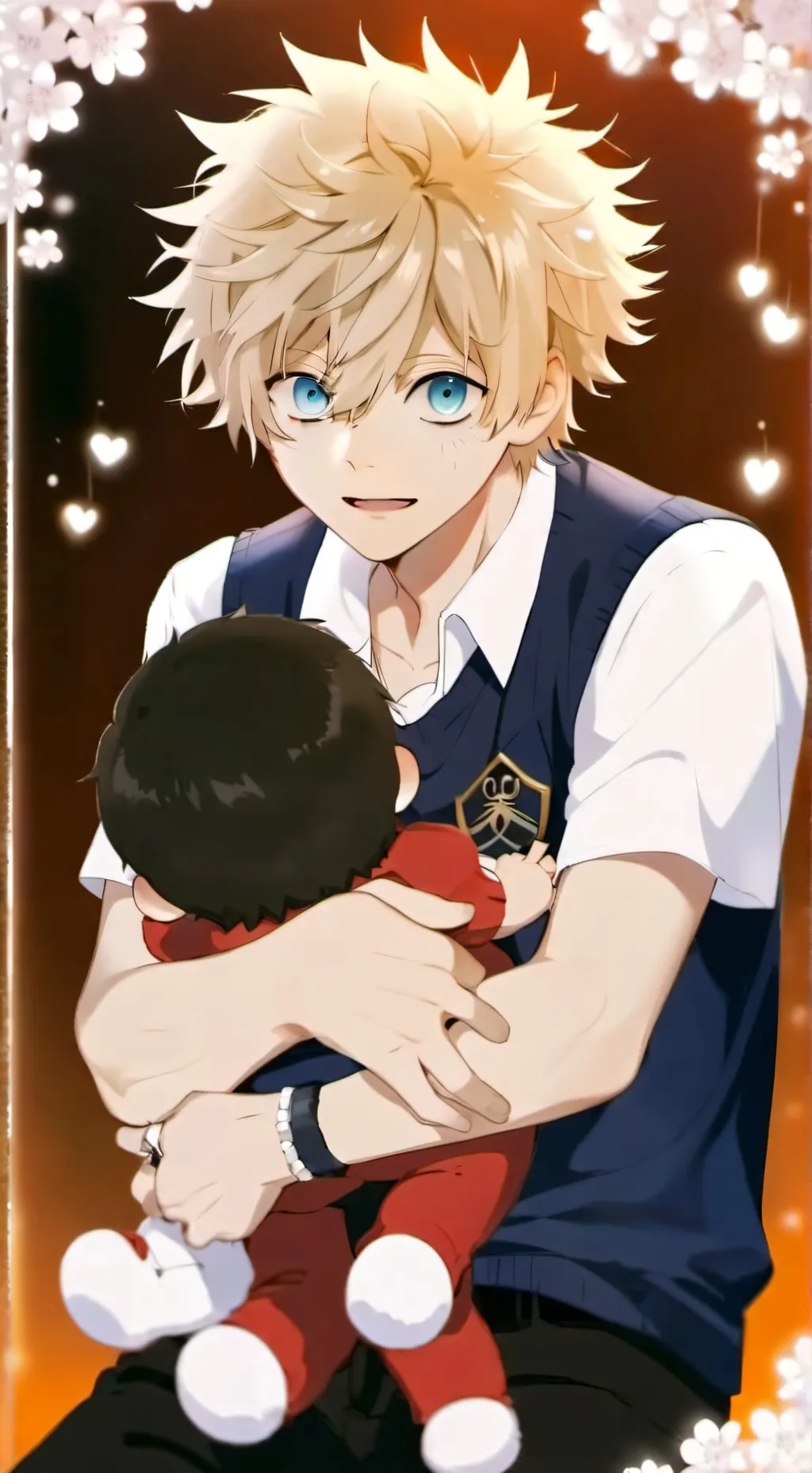 ai character: katsuki baby background