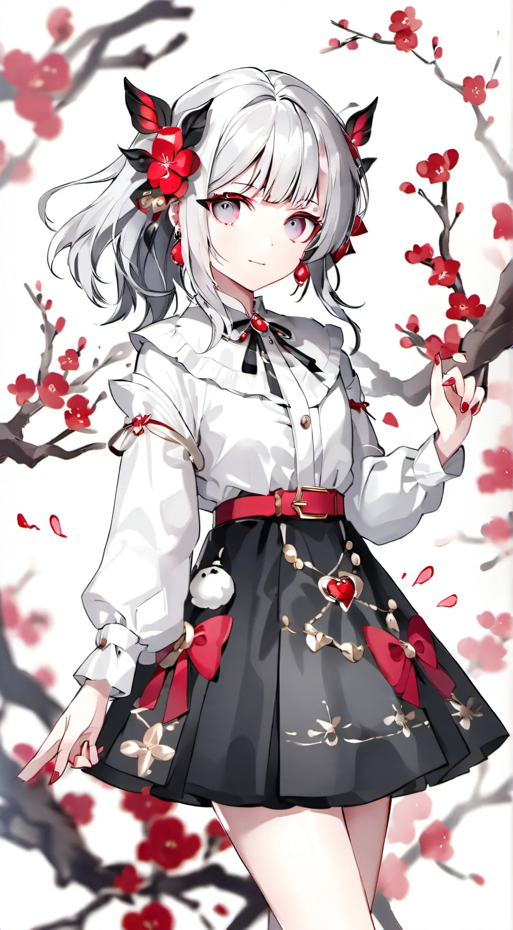 ai character: Valatines day mhaa background