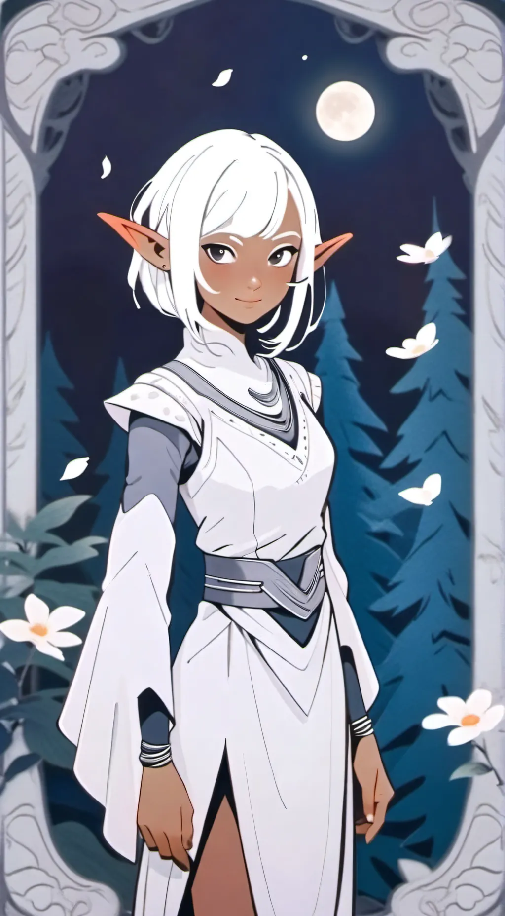 ai character: Elen Row Dea background