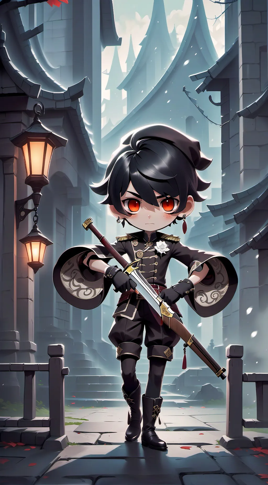 ai character: Malevolent kitchen background