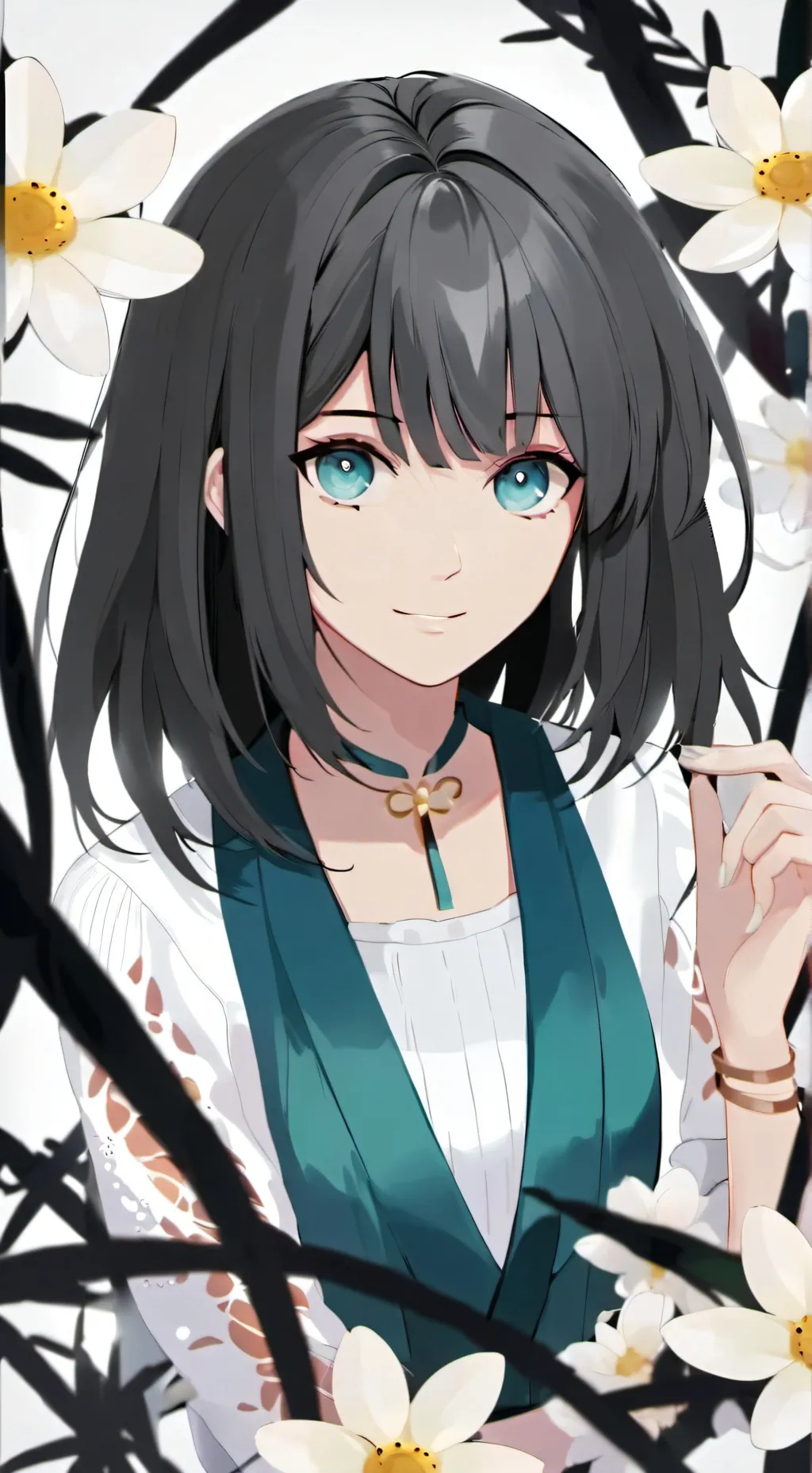 ai character: Ксюша  background