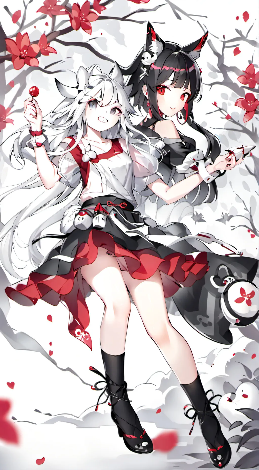 ai character: mara and nara background