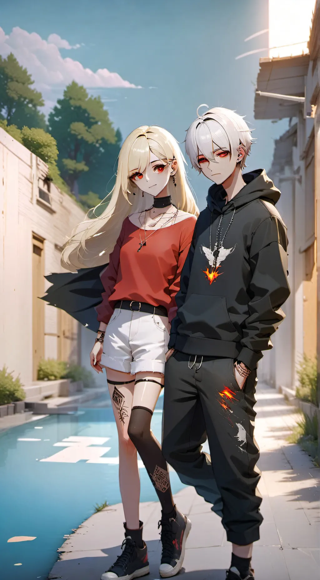 ai character: 🖤Ace and Ash❤️ background