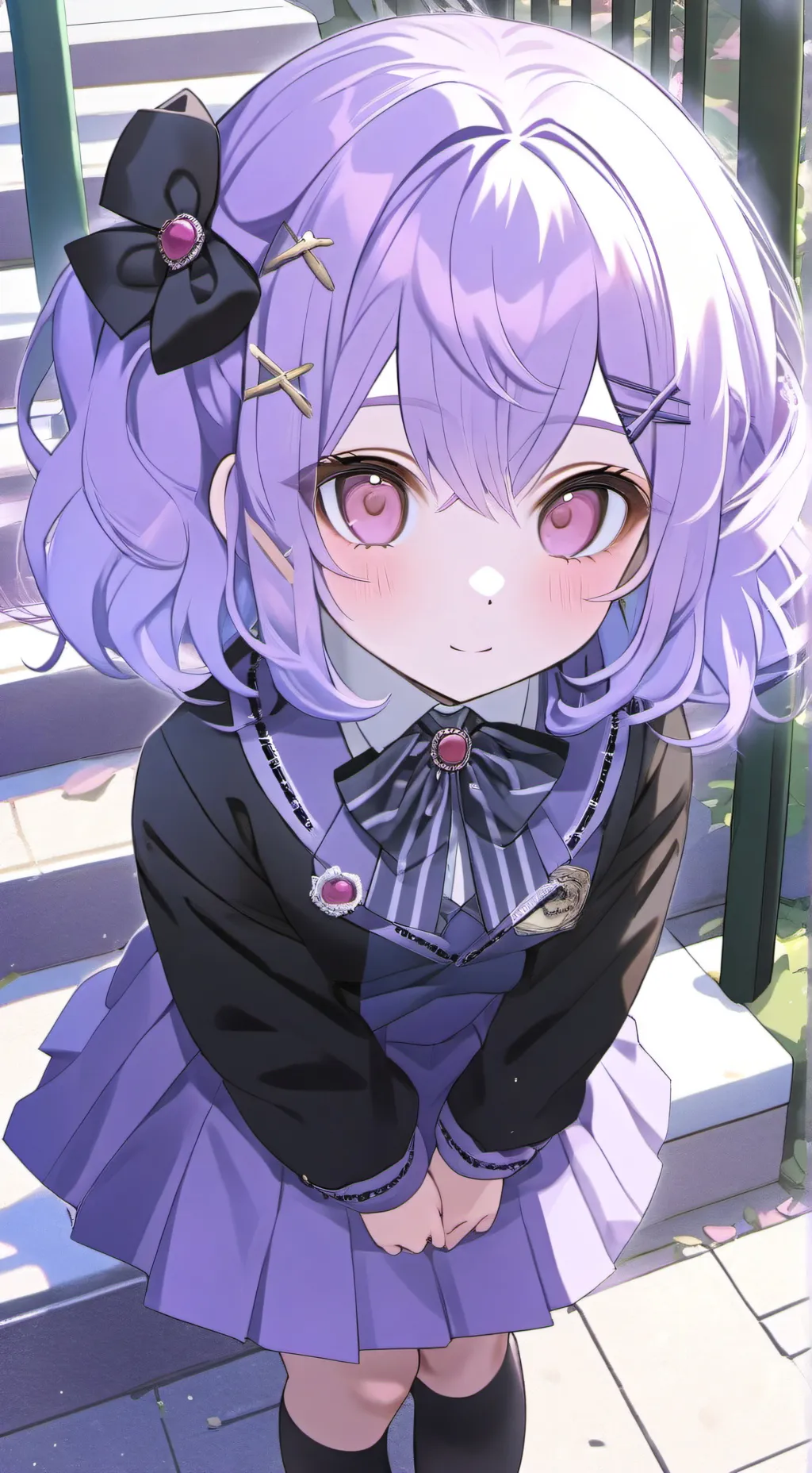 ai character: Saki Kobayashi 💜 background