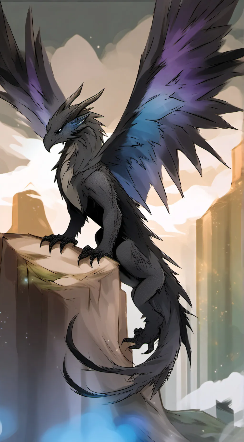 ai character: Fatemaker/Cresent background