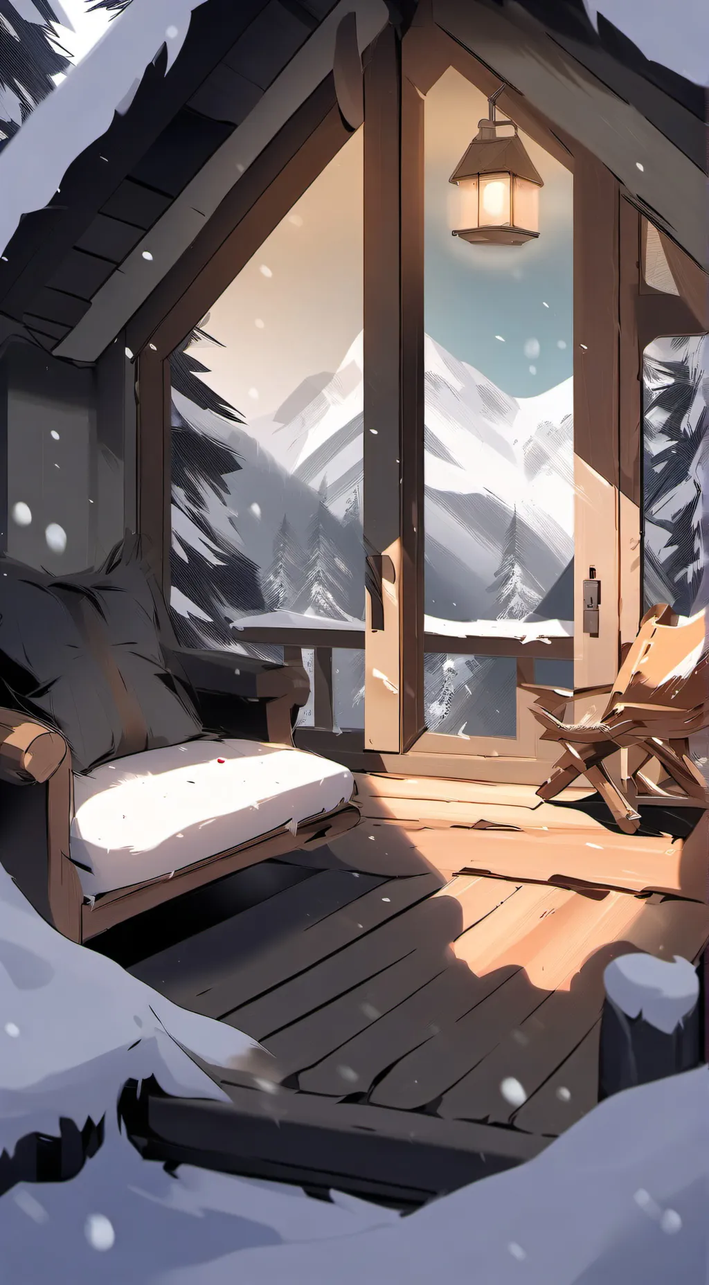 ai character: DW Christmas 🎄 background