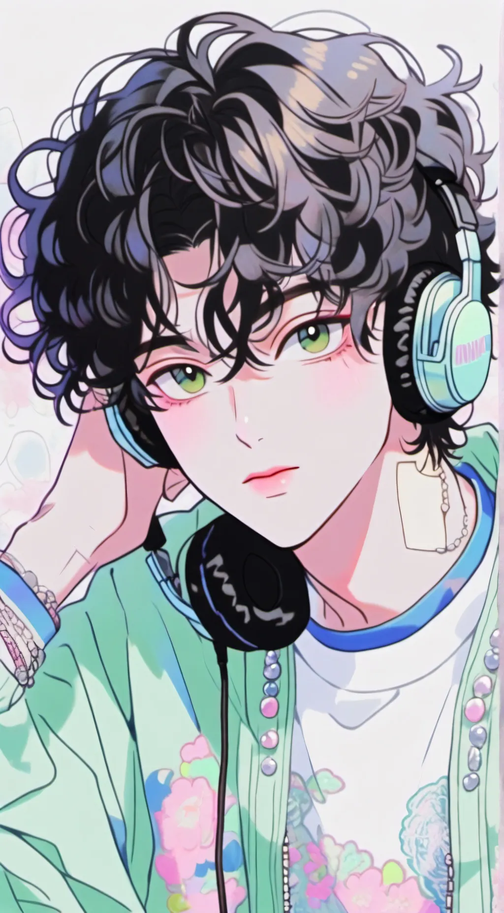 ai character: DJ loves turbo background