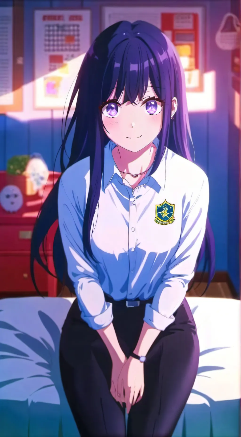 ai character: Test) background