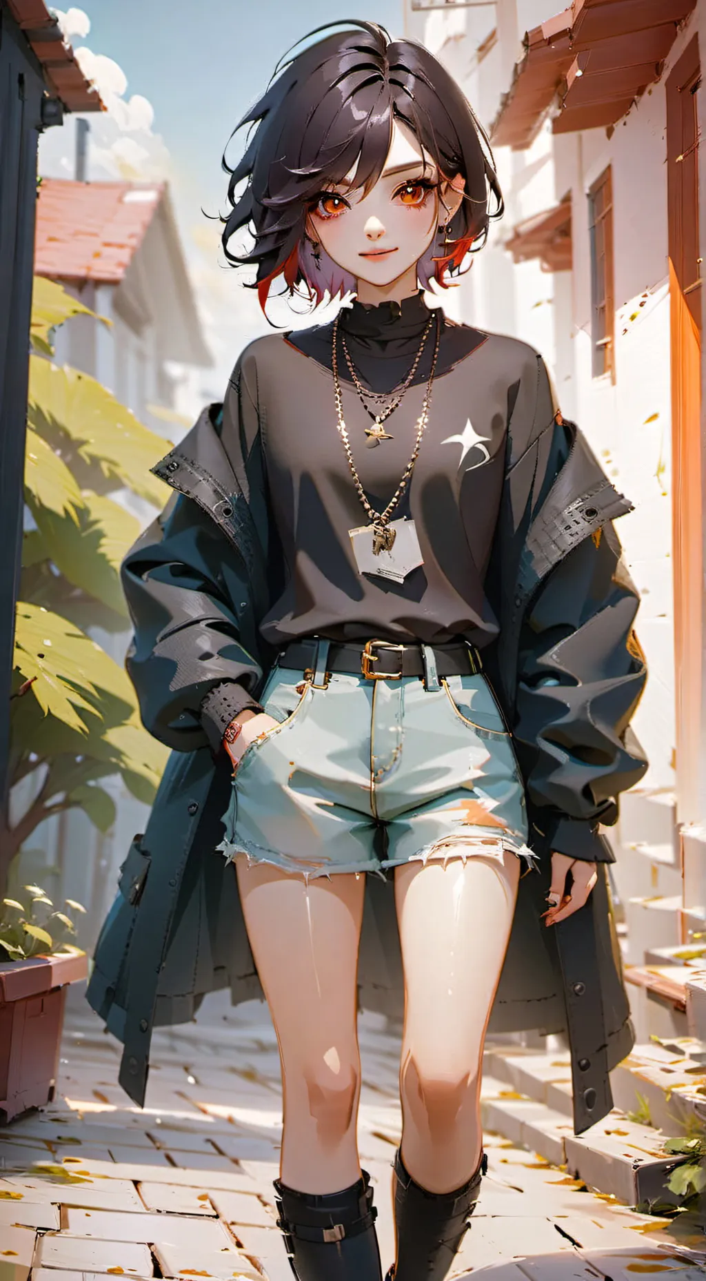 ai character: Ash background