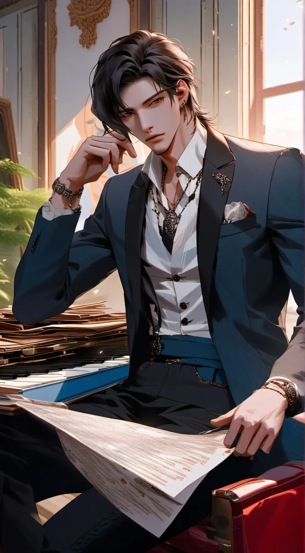 ai character: Bernardo  background